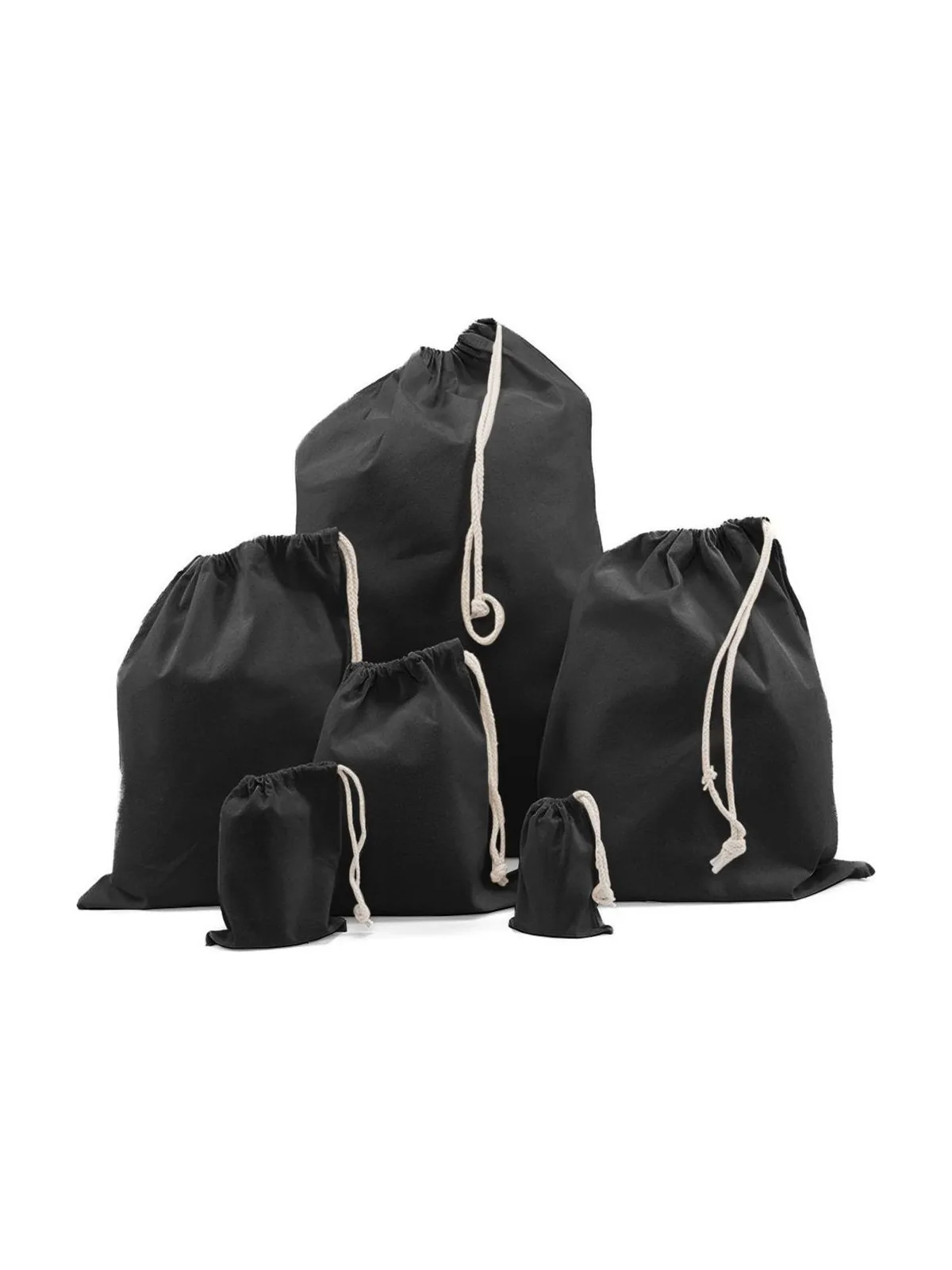Recycled Cotton Bag — BLACK