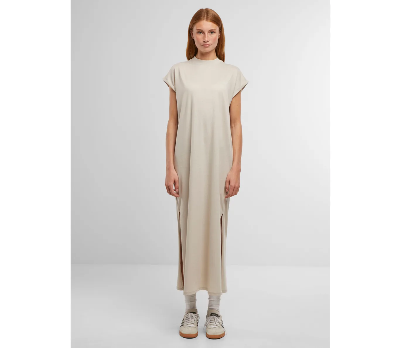 Ladies Long Extended Shoulder Dress — T-shirts New Morning Studios à personnaliser