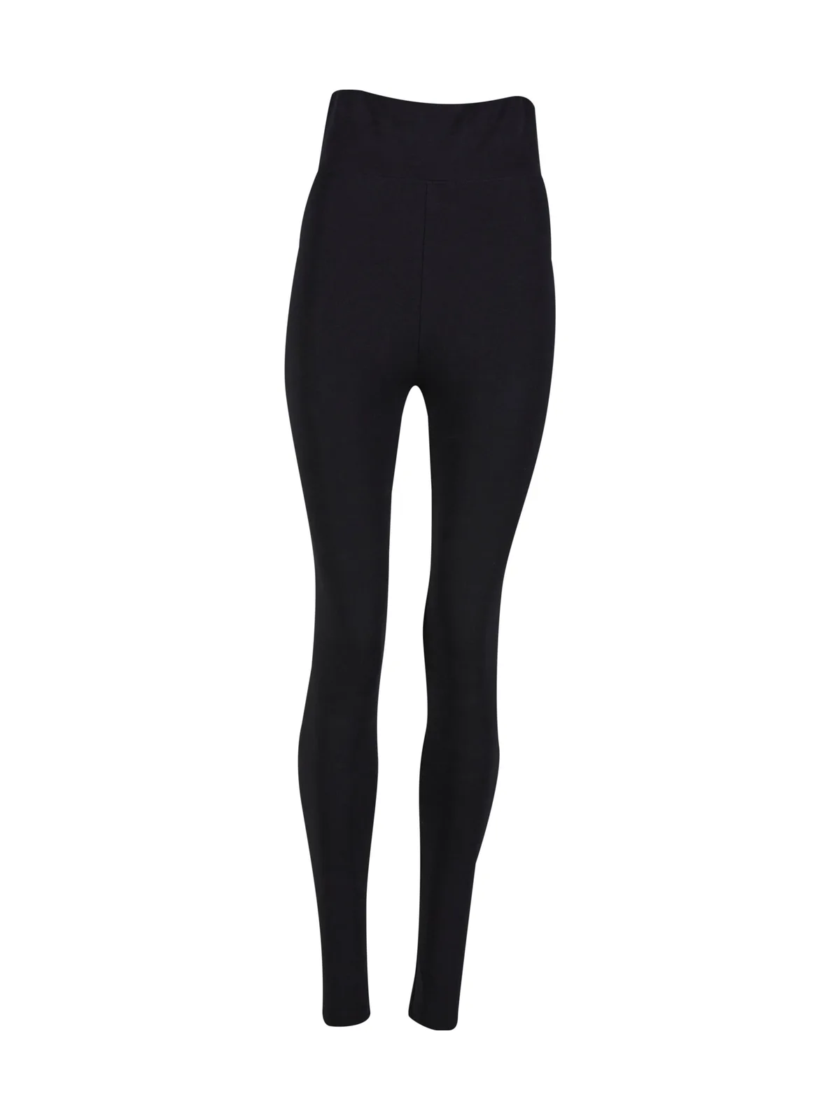 Ladies Cotton Leggings — BLACK