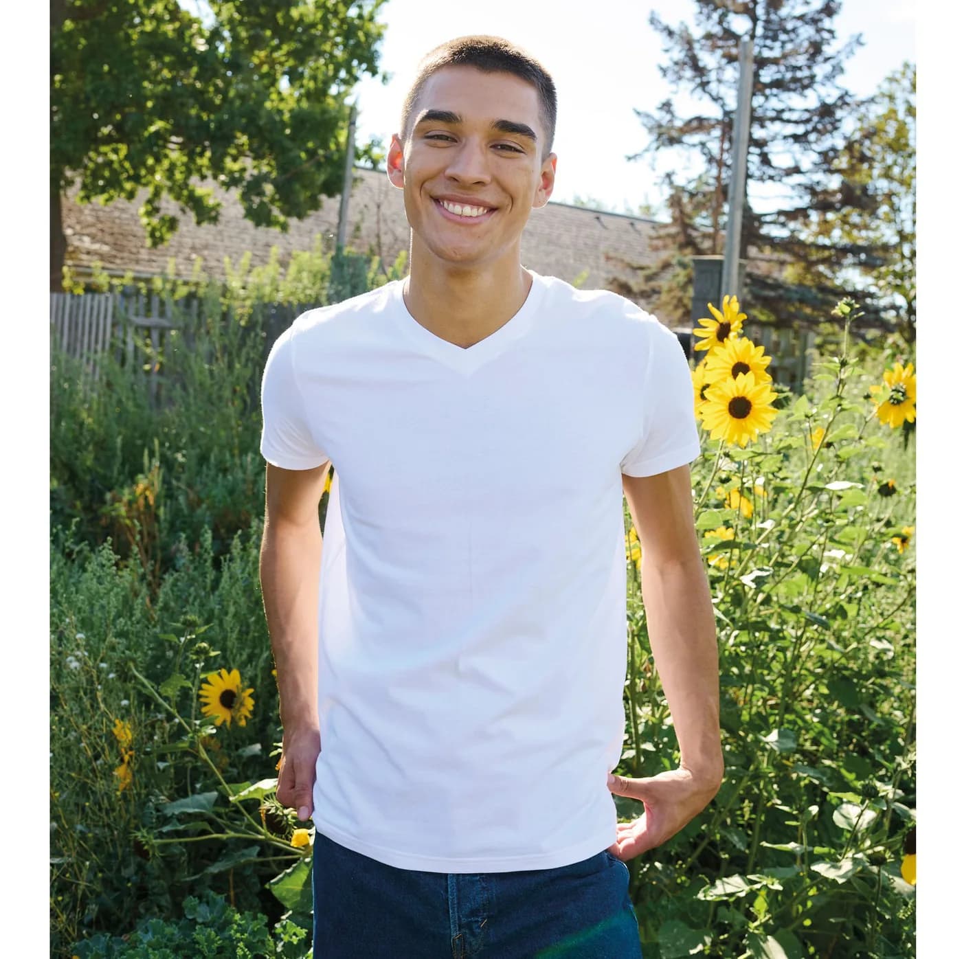 Mens V-Neck T-Shirt — customisable T-shirts by Neutral