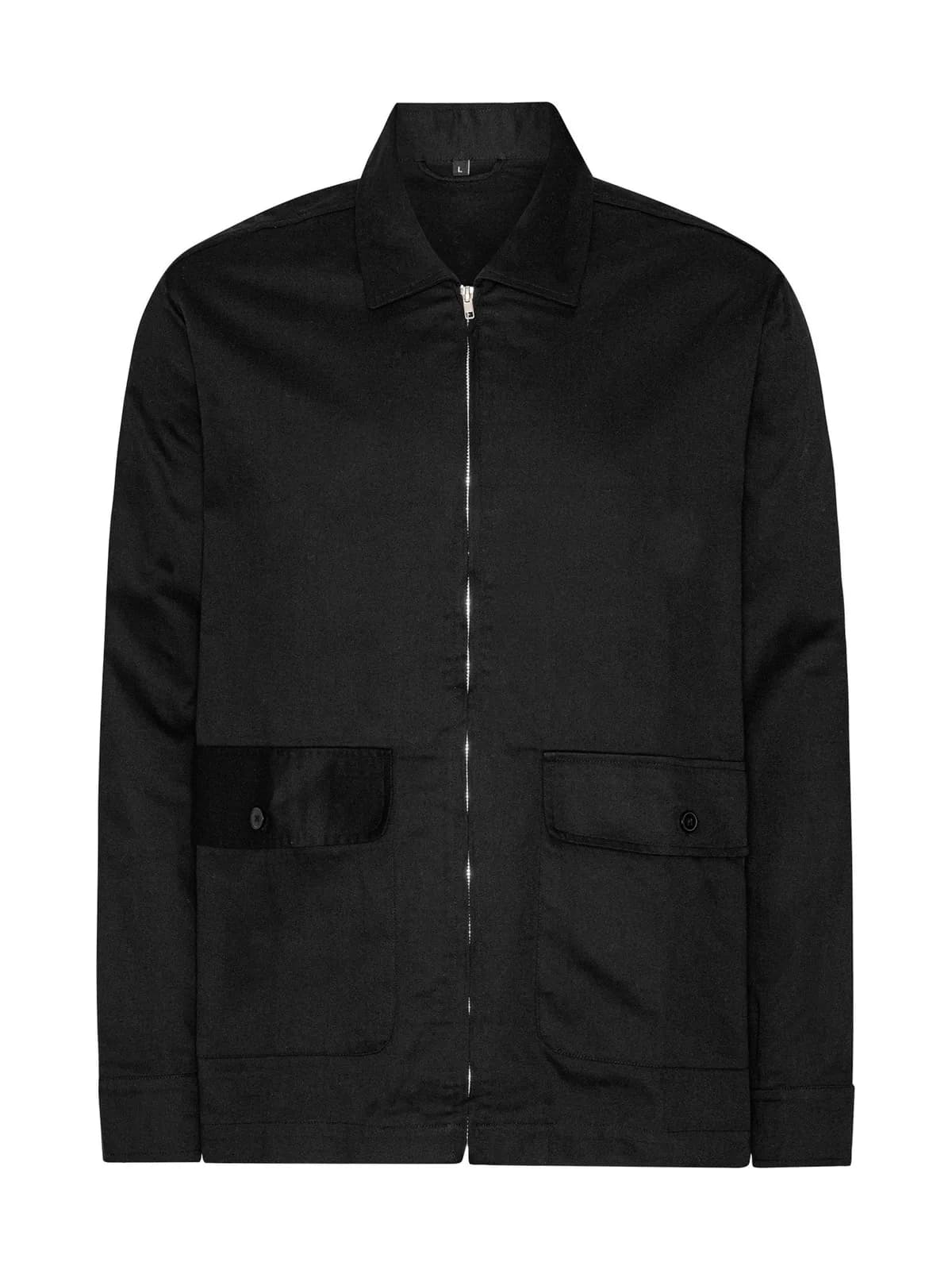 Twill Jacket — BLACK