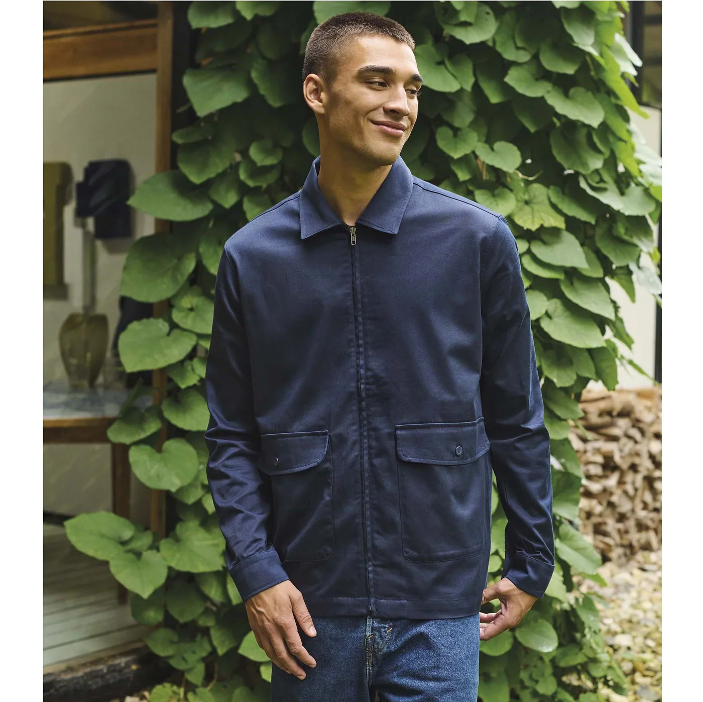 Twill Jacket — Sweats & hoodies Neutral à personnaliser