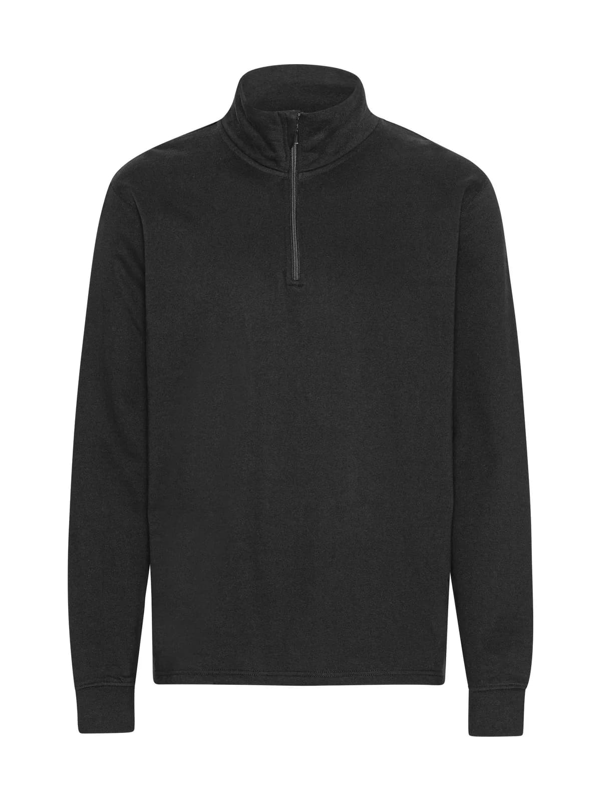 Unisex Quarter Zip Sweatshirt — BLACK