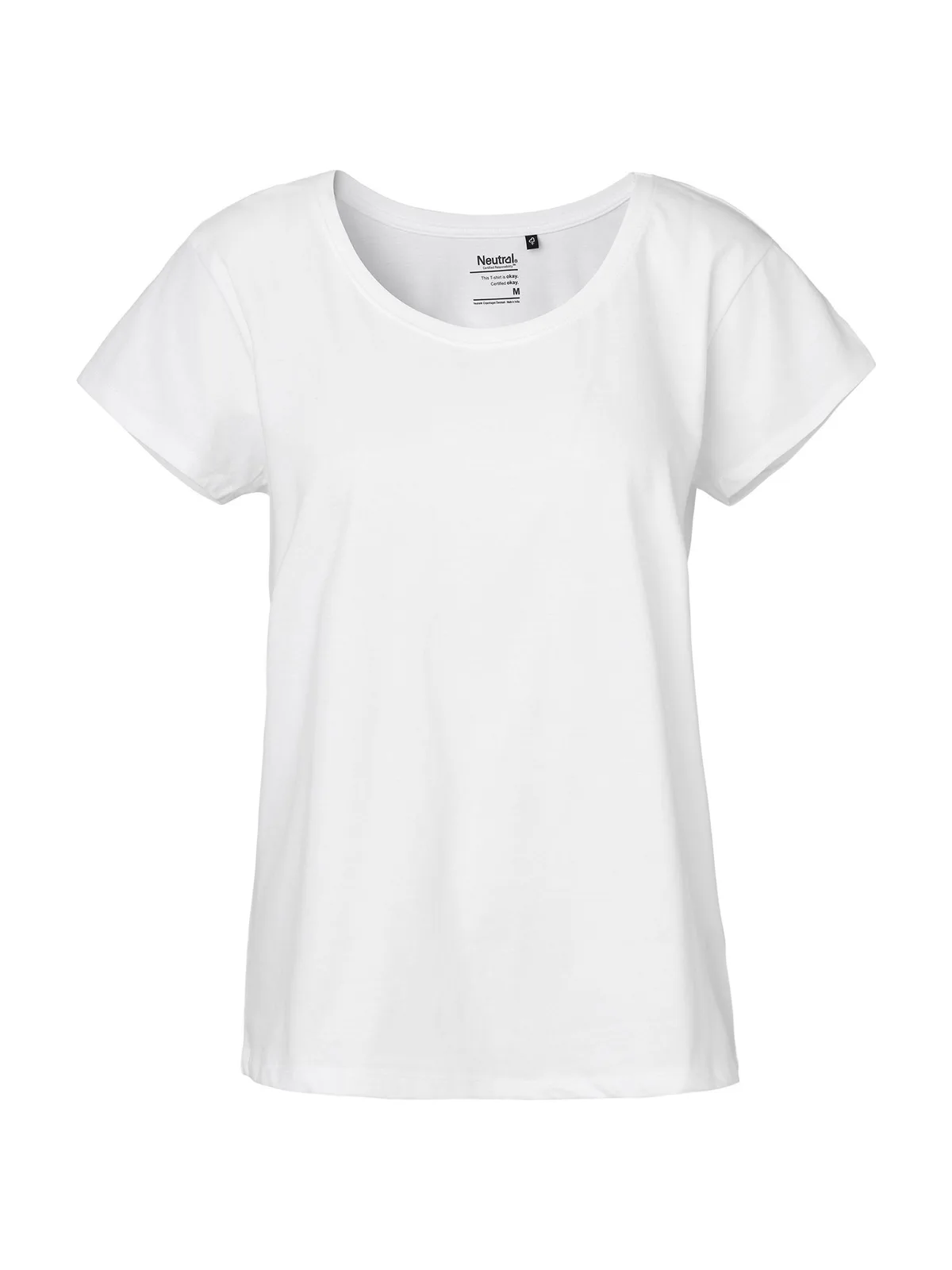 Ladies Loose Fit T-Shirt — WHITE