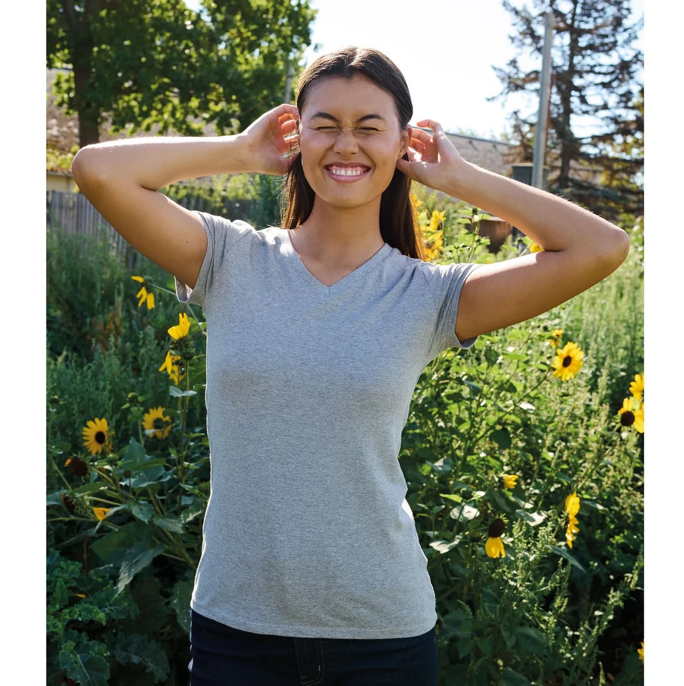 Ladies V-Neck T-Shirt — customisable T-shirts by Neutral