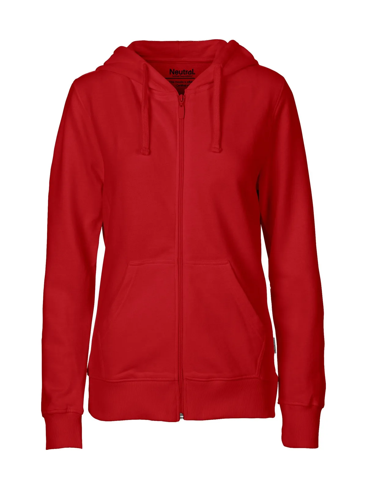 Ladies Hoodie With Zip — Sweats & hoodies Neutral à personnaliser