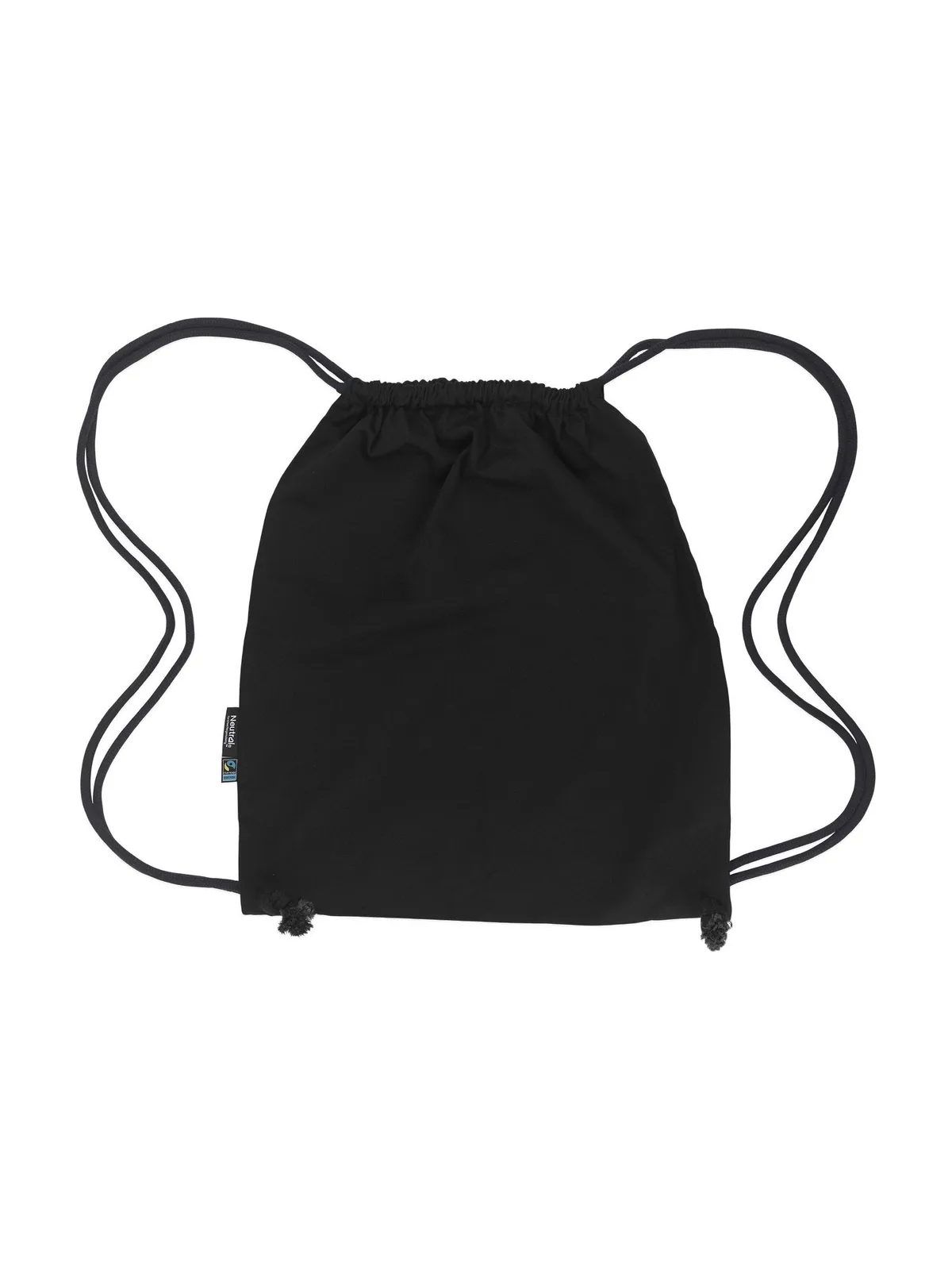 Twill Gym Bag — BLACK