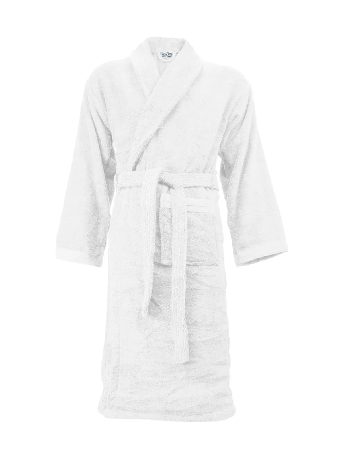 Organic Bathrobe — WHITE