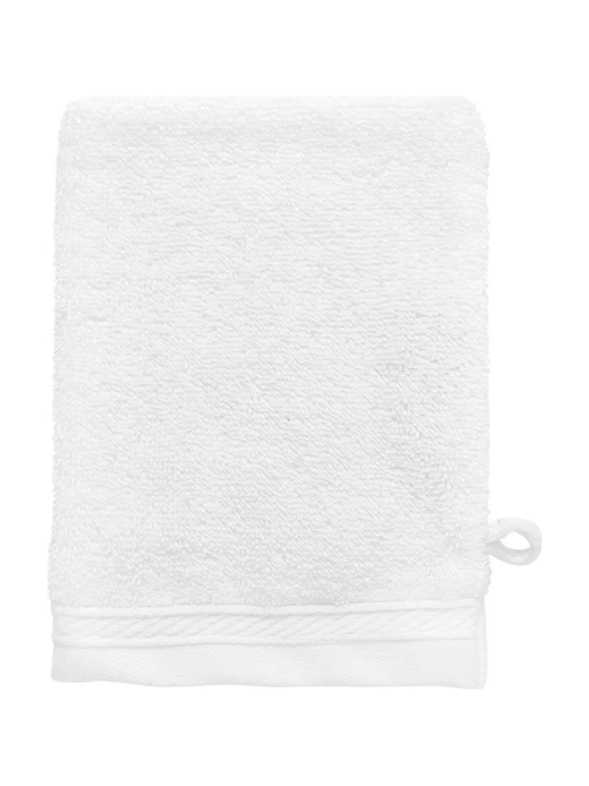 Organic Washcloth — WHITE