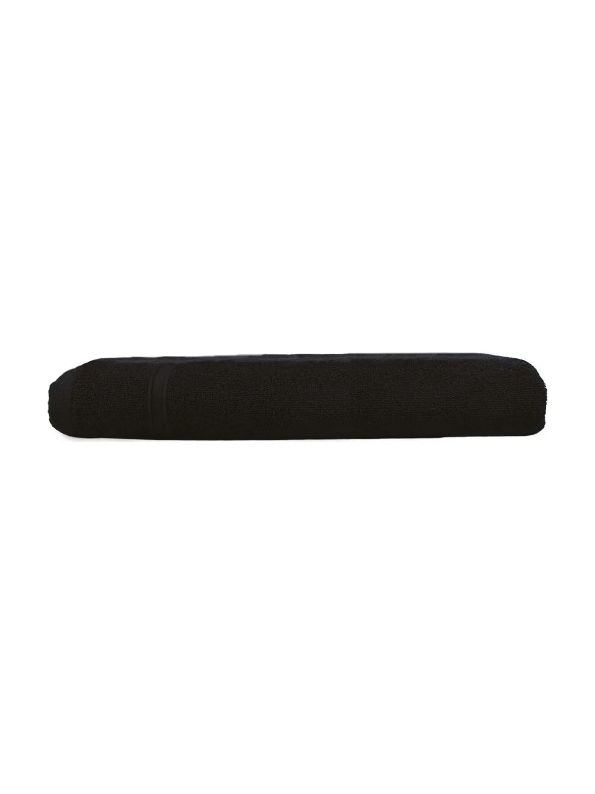 Recycled Classic Beach Towel — BLACK