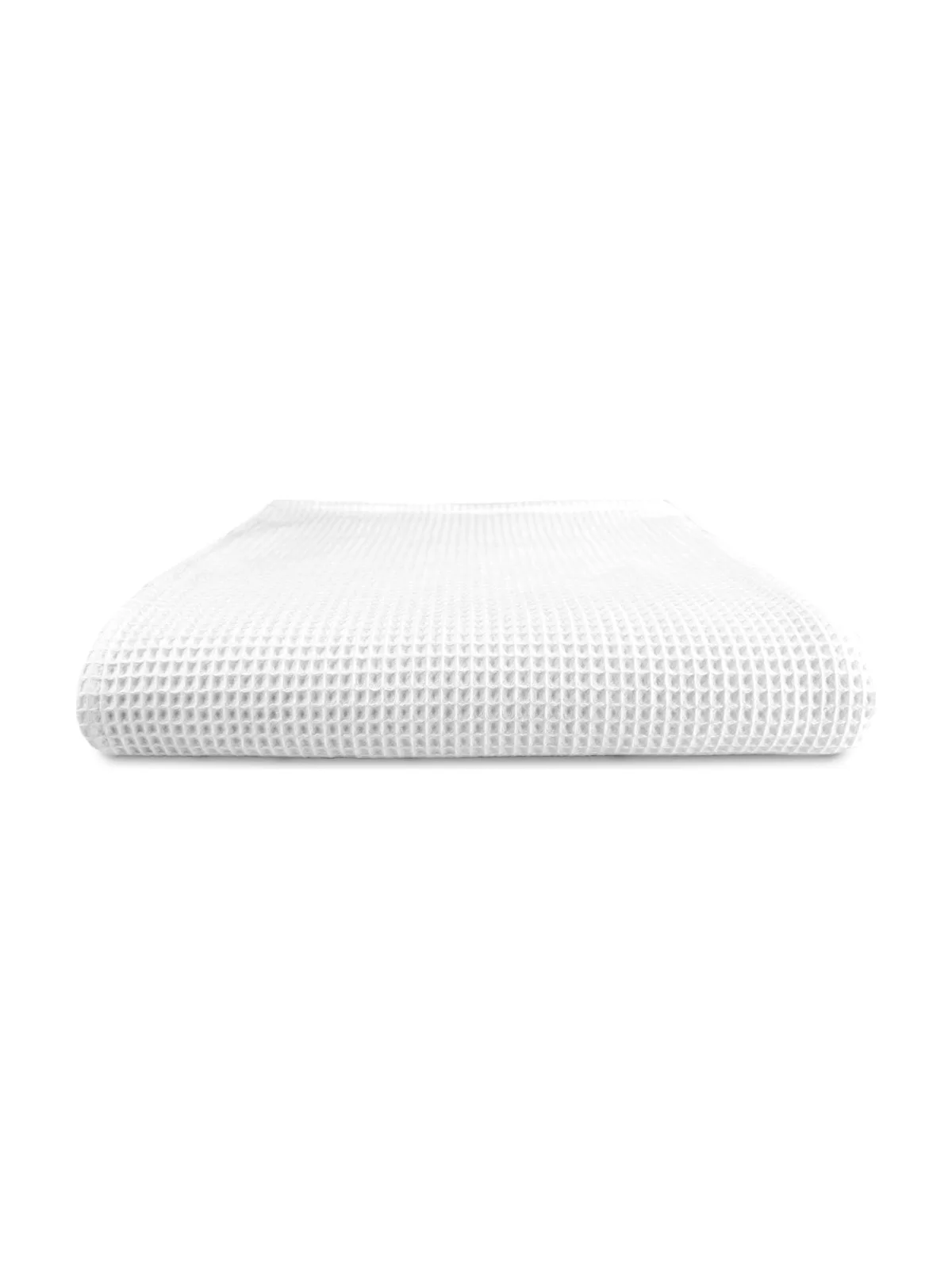Waffle Towel — WHITE