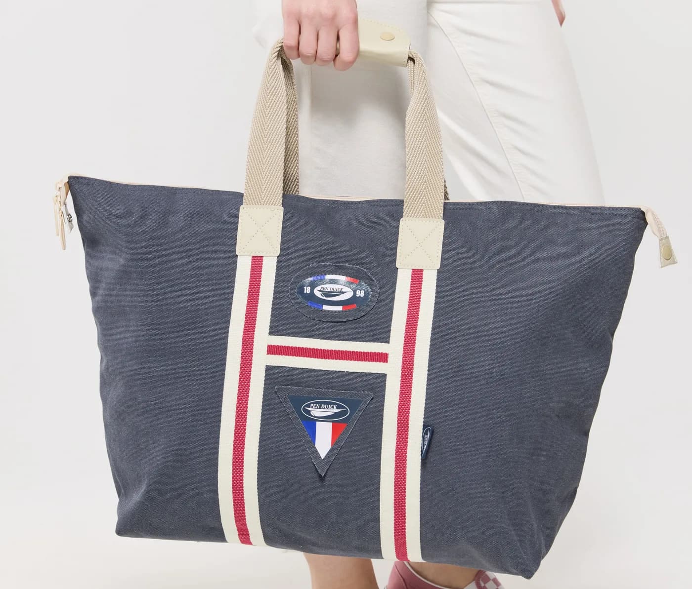 Vintage Big Shopping Bag Canvas — customisable Bags & luggage by Pen Duick