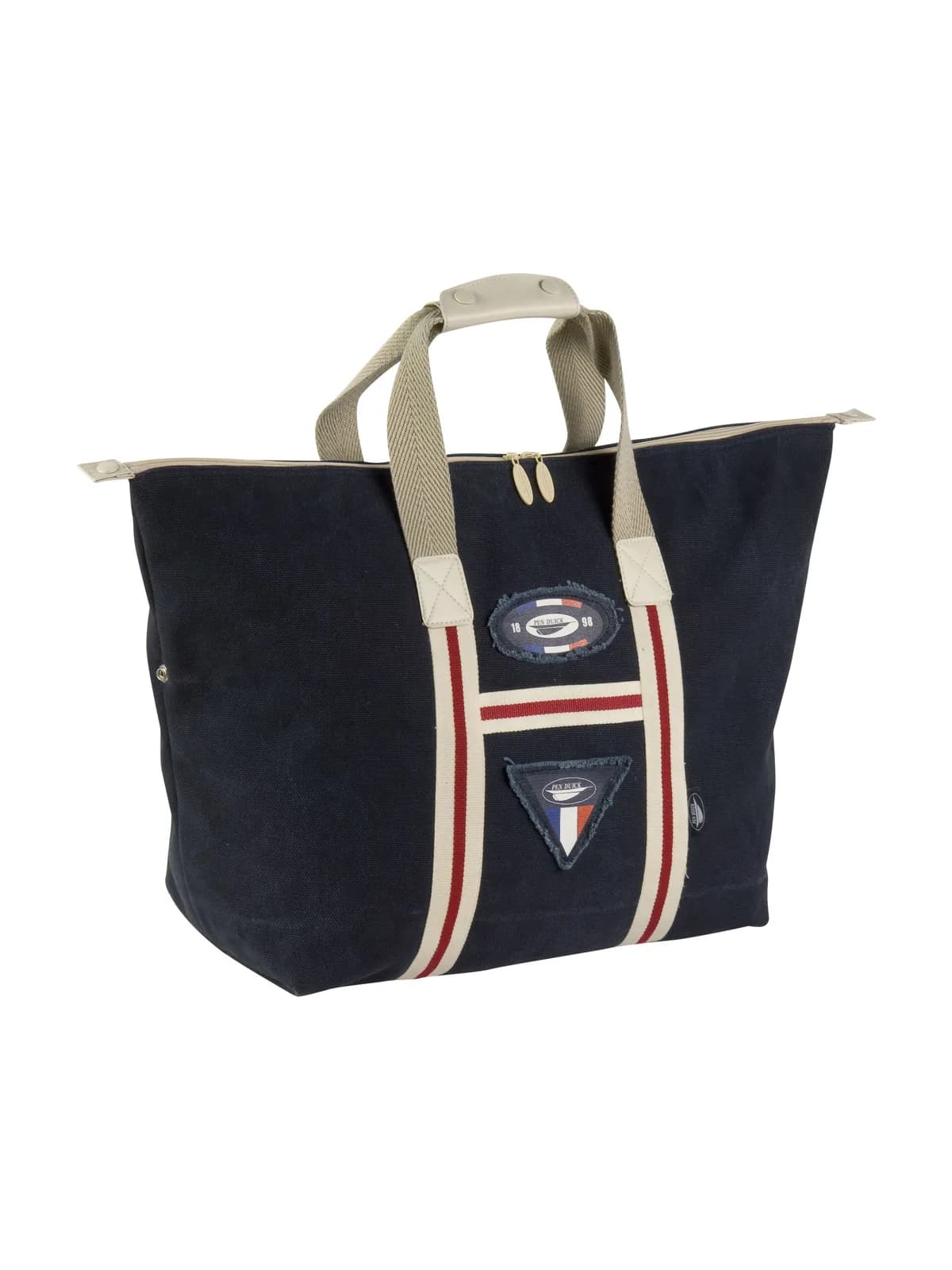 Vintage Big Shopping Bag Canvas — NAVY