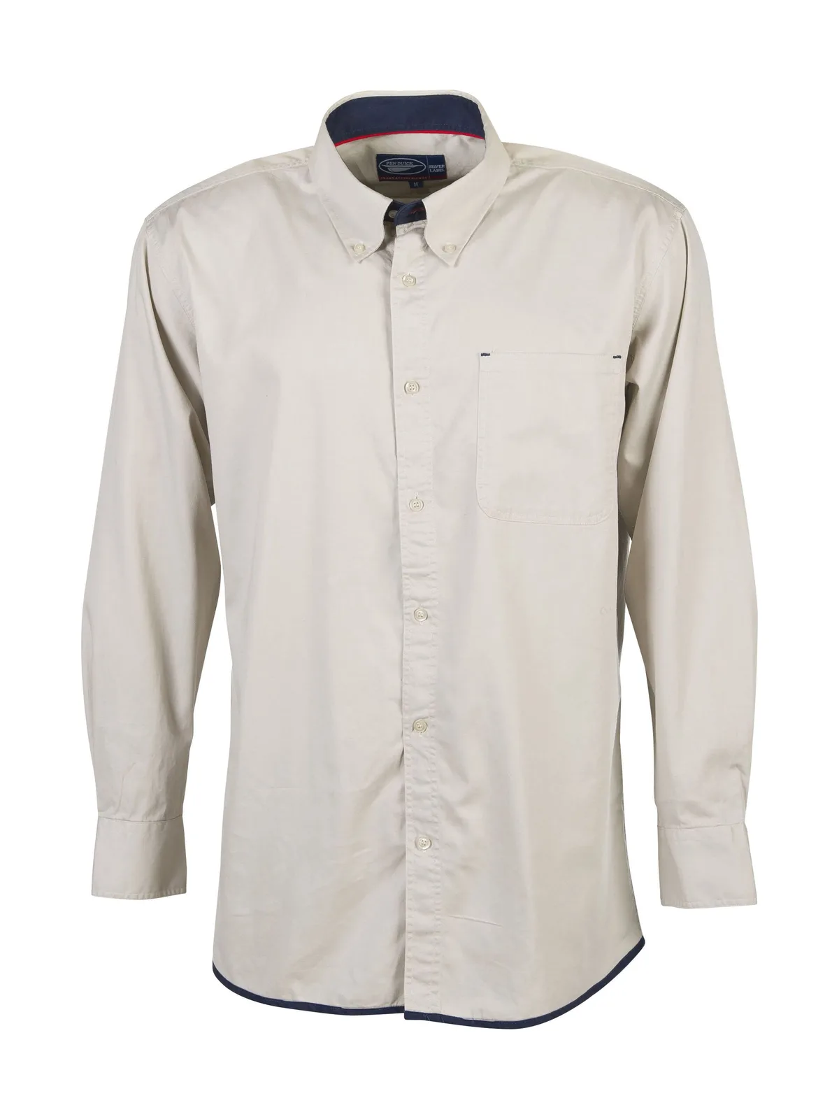 Brandy overhemd — BEIGE/NAVY