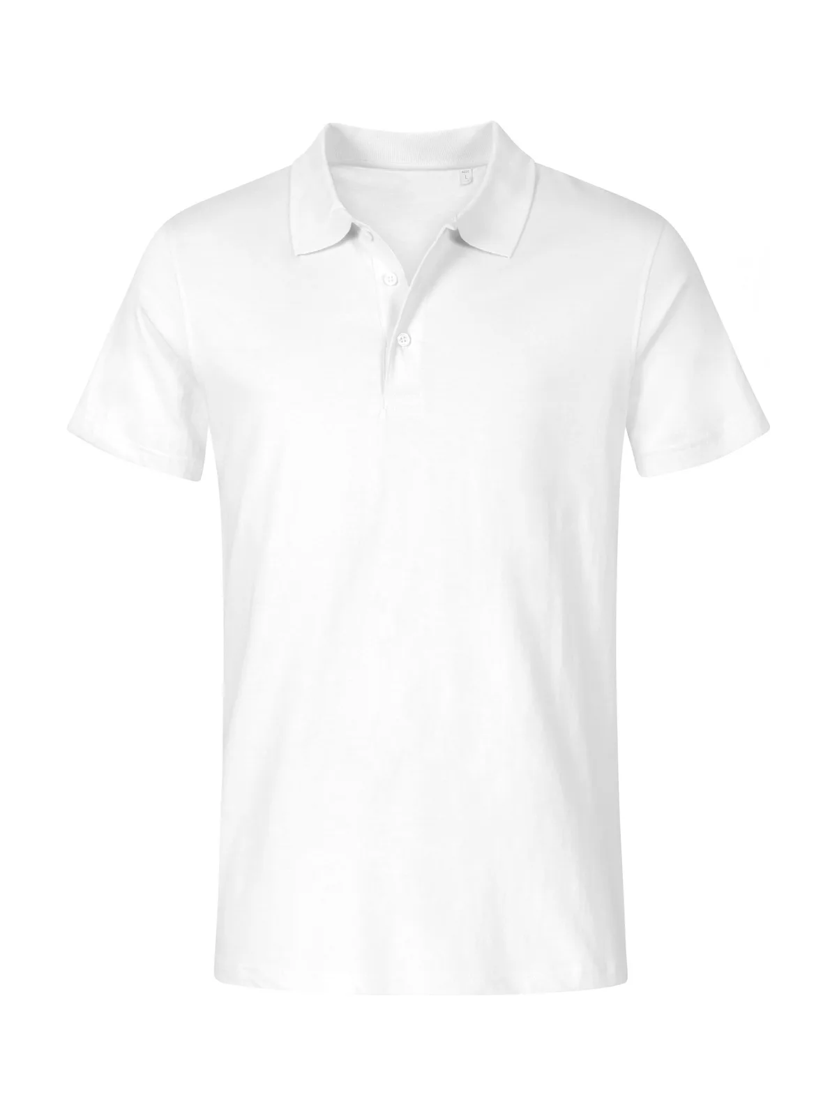 Men's Jersey Polo — WHITE