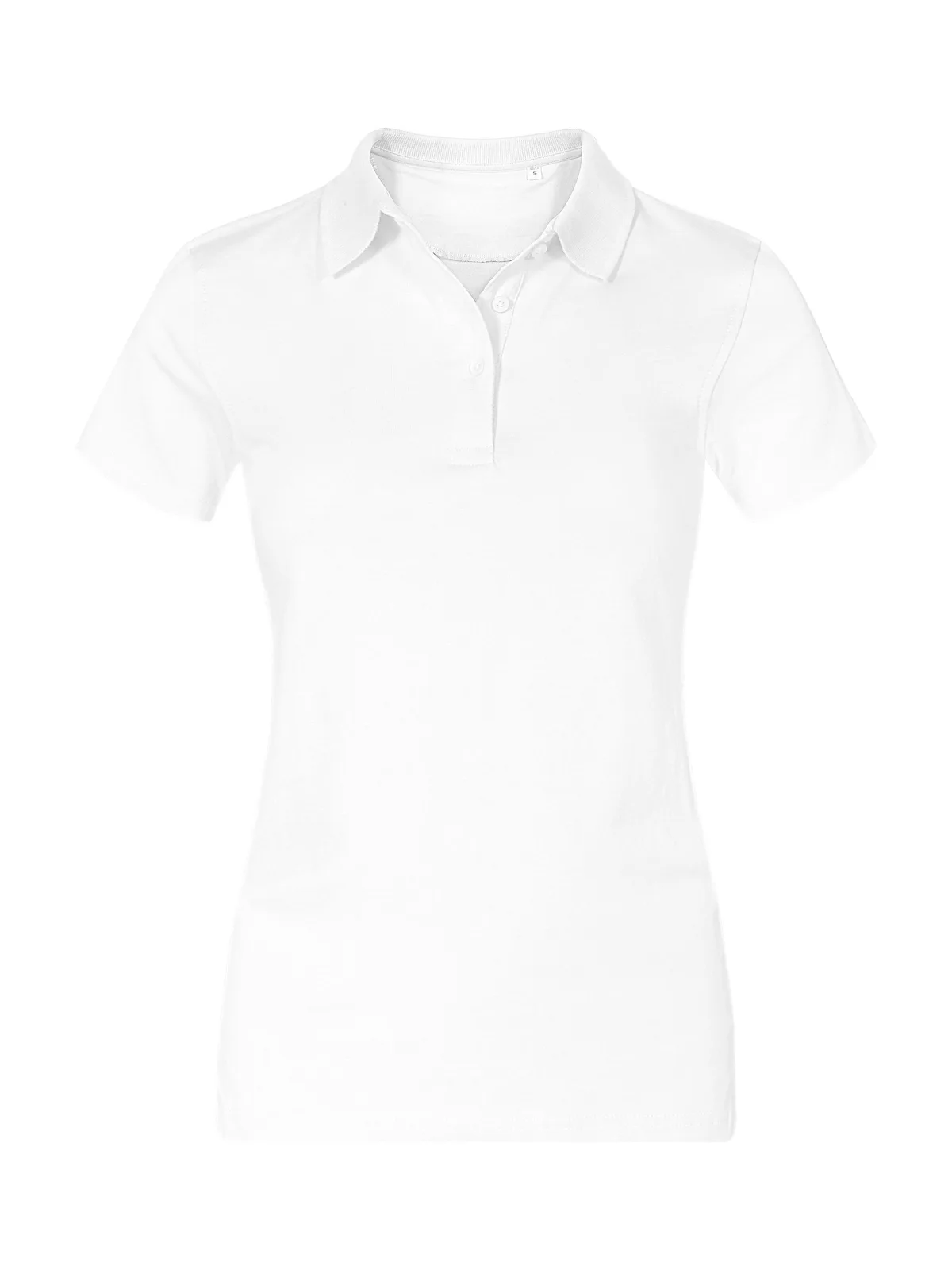 Women’s Jersey Polo — WHITE