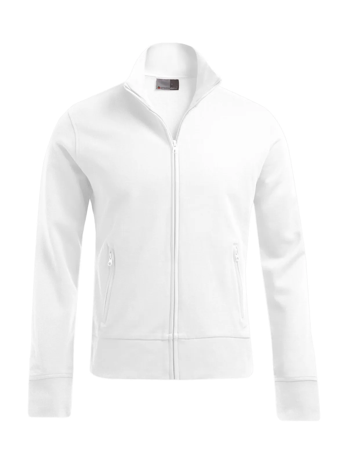 Men’s Jacket Stand-Up Collar — WHITE