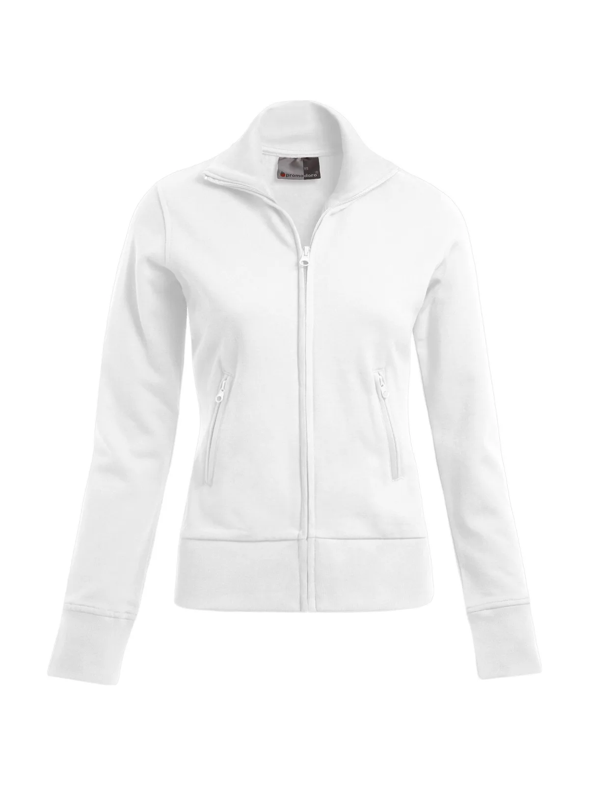 Women’s Jacket Stand-Up Collar — WHITE