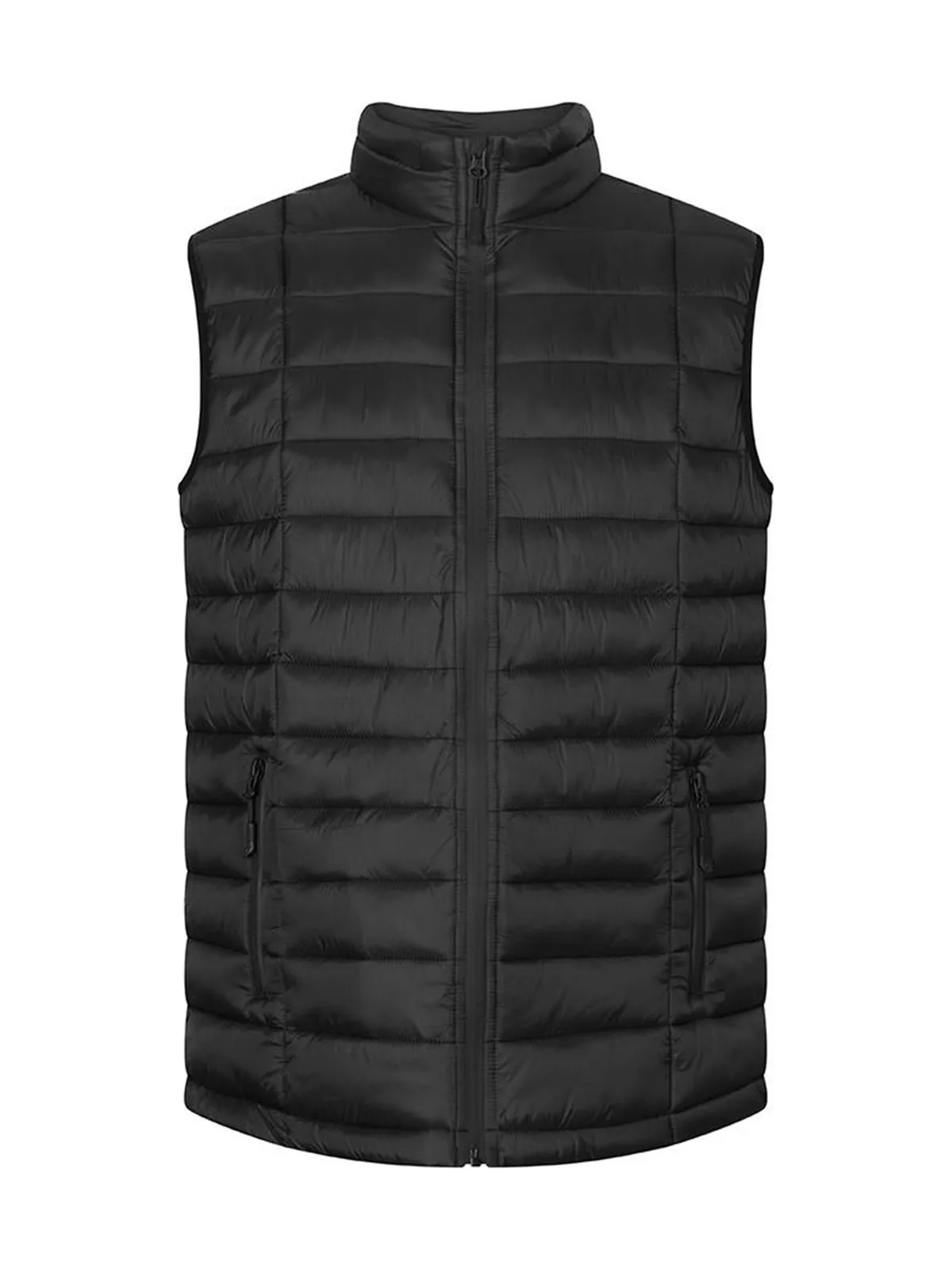 Men's Padded Vest — BLACK