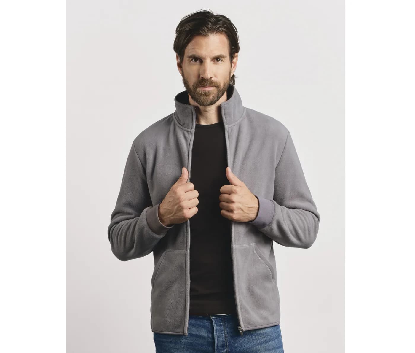 Men’s Double Fleece Jacket — Vestes & extérieur Promodoro à personnaliser