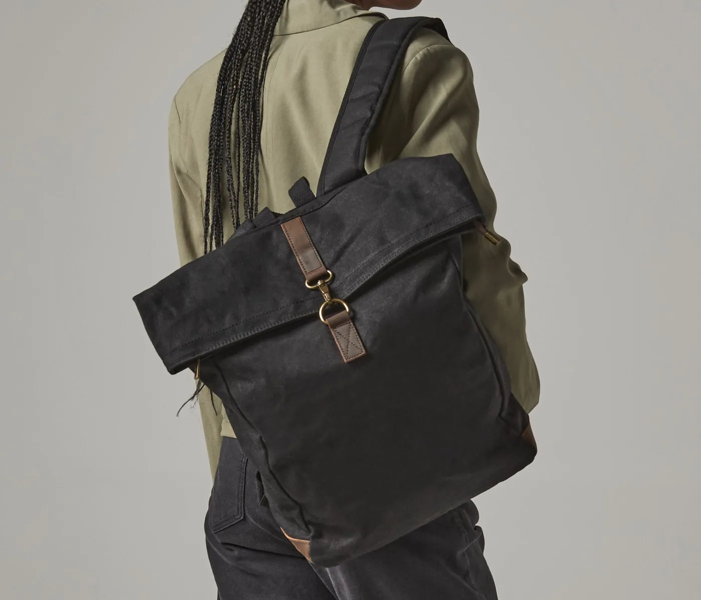 Heritage Waxed Canvas Backpack — customisable Bags & luggage by Quadra