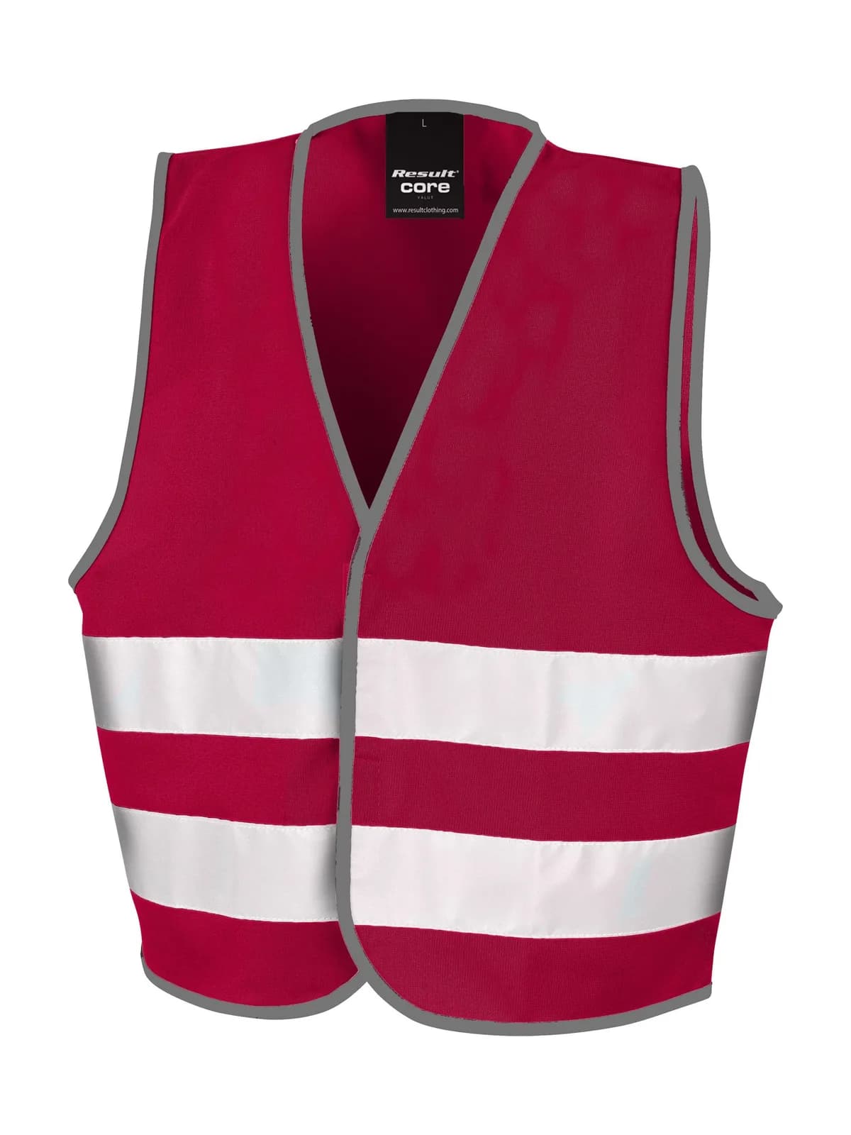 Core Junior Enhanced Visibility Vest — BURGUNDY
