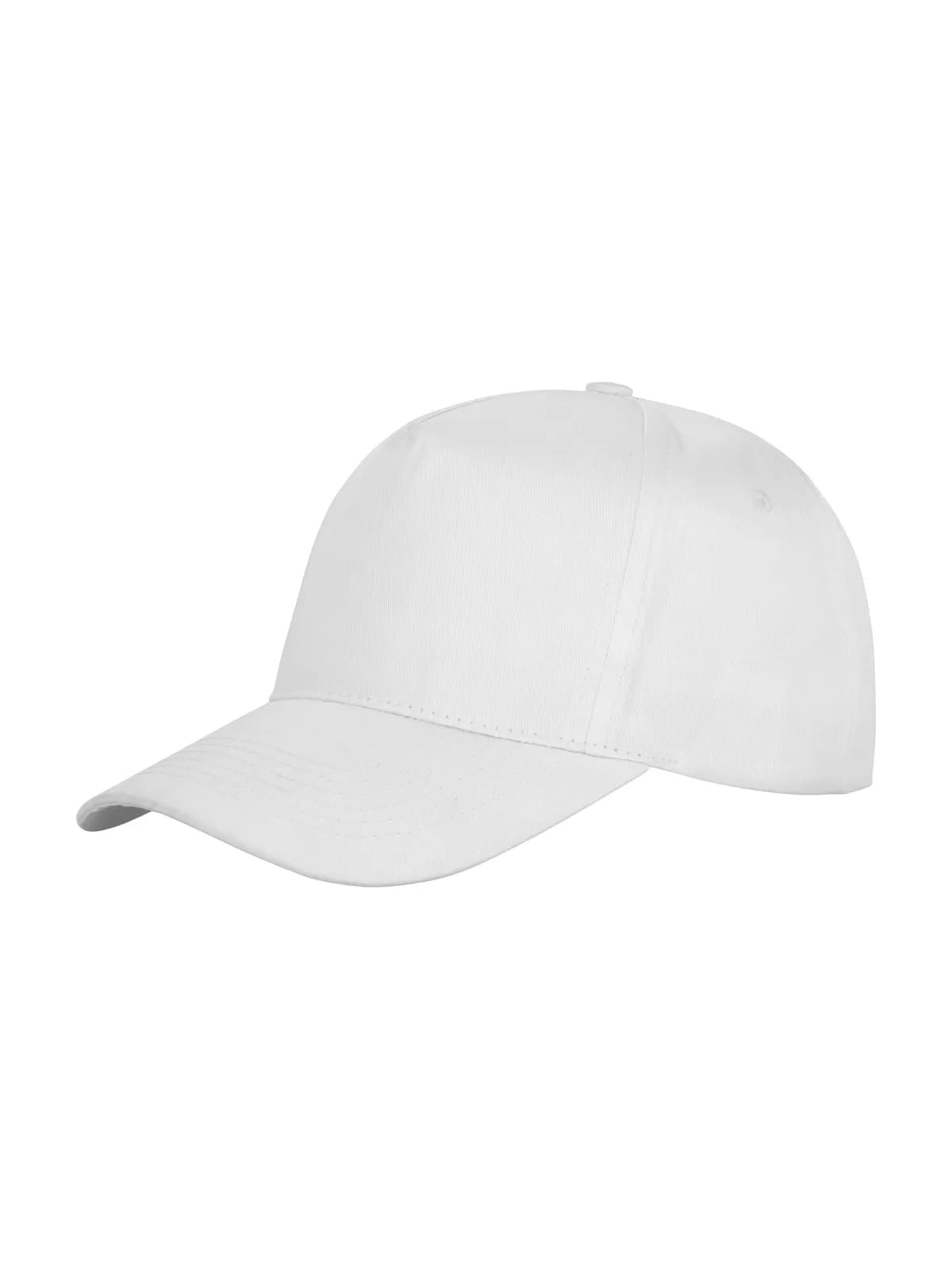 Houston 5-Panel Printers Cap — WHITE