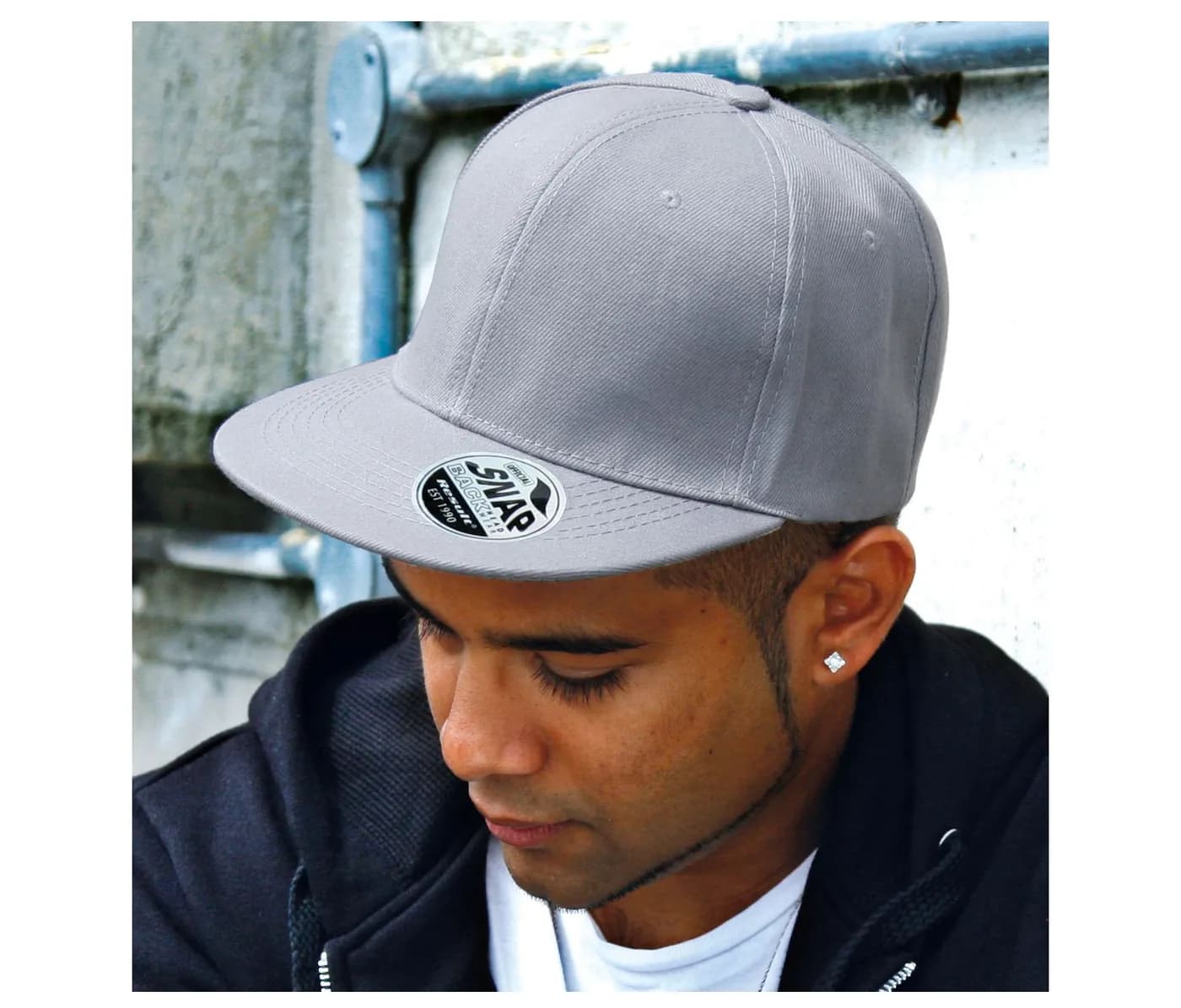 Bronx Original Flat Peak Snapback Cap — Casquettes & chapeaux Result à personnaliser