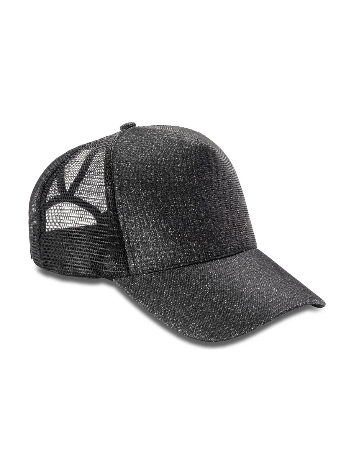 New York Sparkle Cap — BLACK
