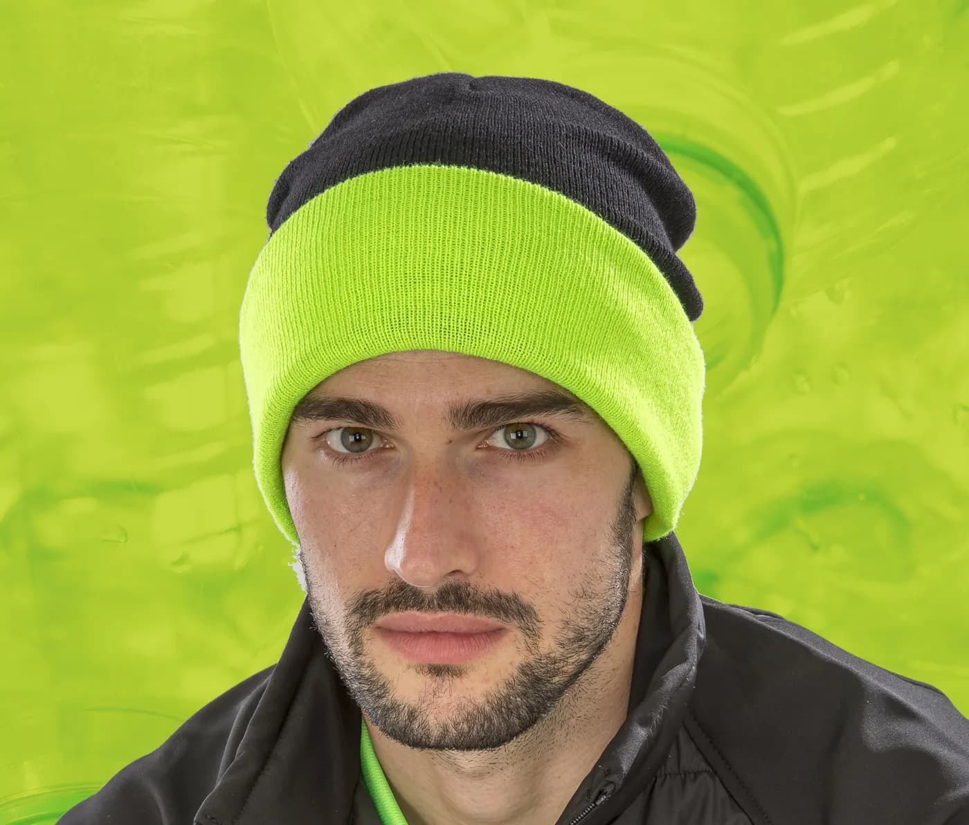 Recycled Black Compass Beanie — customisable Beanies & winter by Result