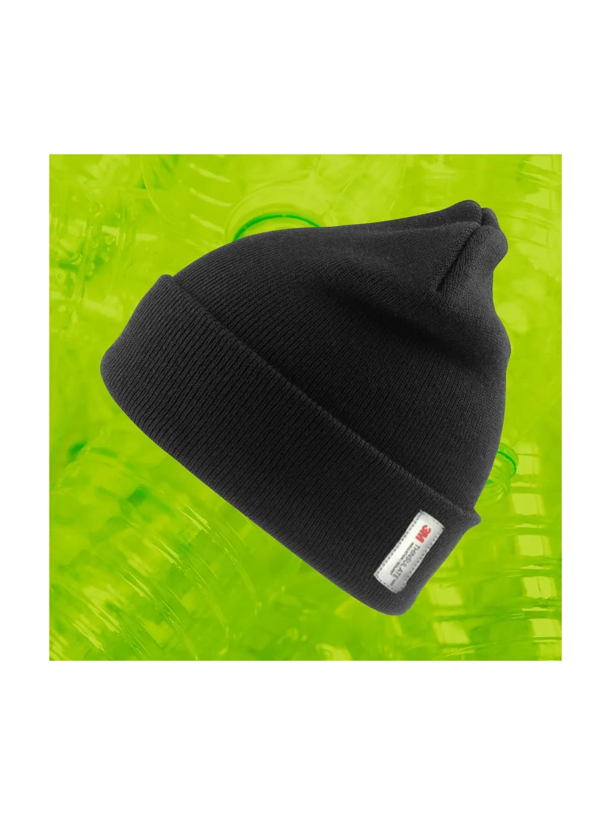 Recycled Thinsulate™ Beanie — BLACK