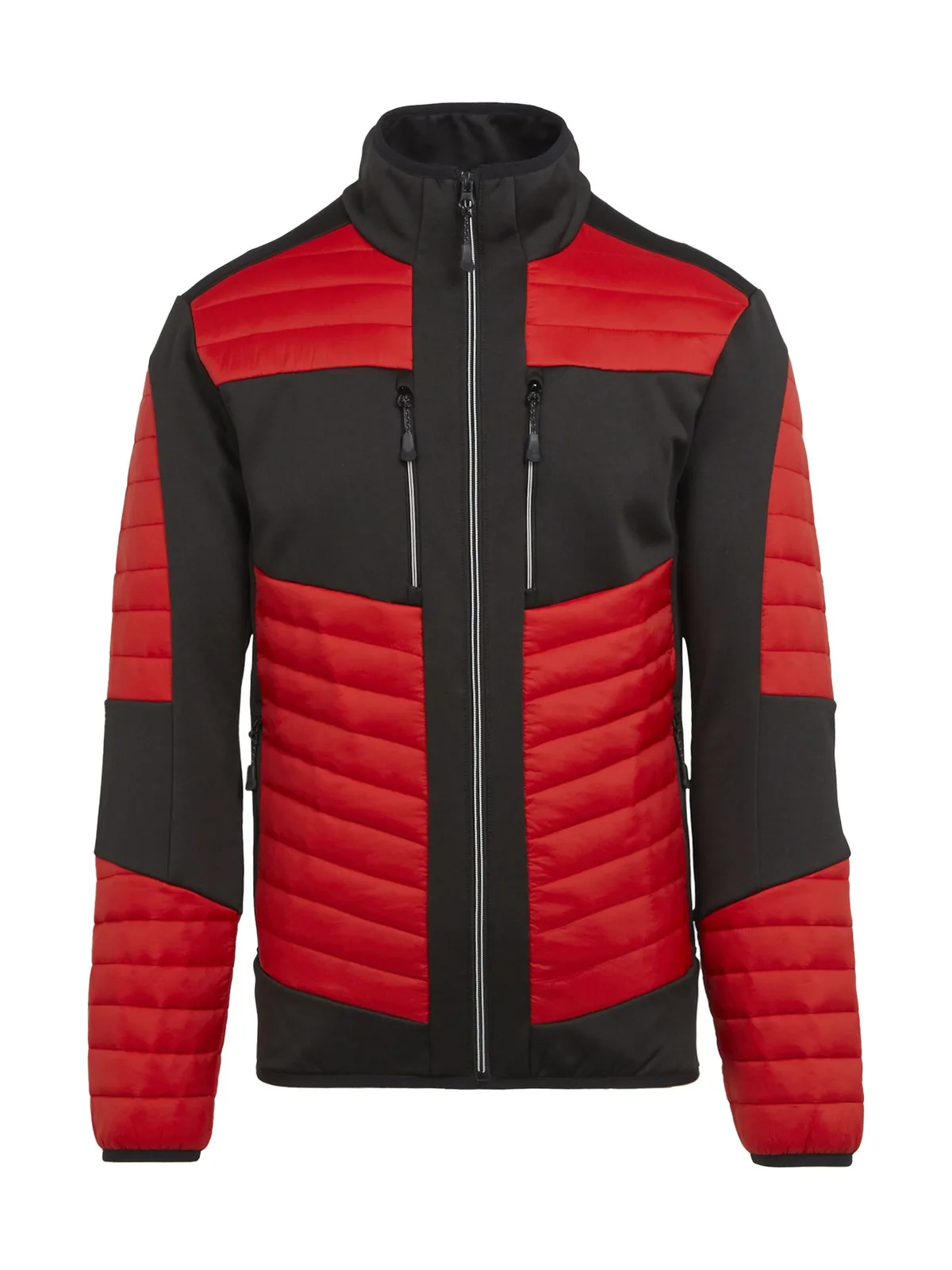 E-Volve Thermal Hybrid Jacket — CLASSIC RED / BLACK