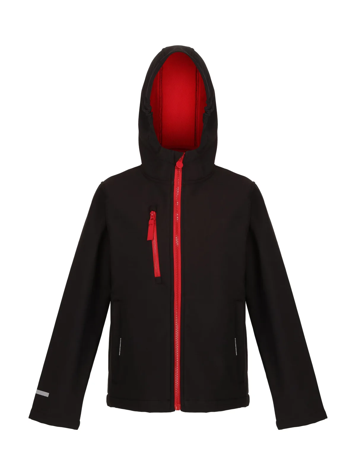 Junior Ablaze 3 Layer Softshell — BLACK / CLASSIC RED