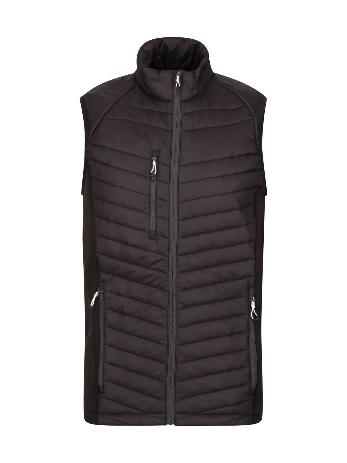 Men's Navigate Hybrid Bodywarmer — BLACK / SEAL GREY