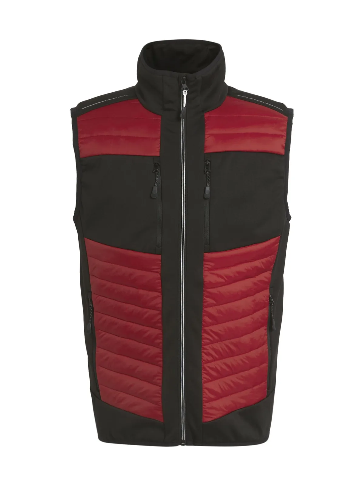 E-Volve Thermal Hybrid Bodywarmer — CLASSIC RED / BLACK