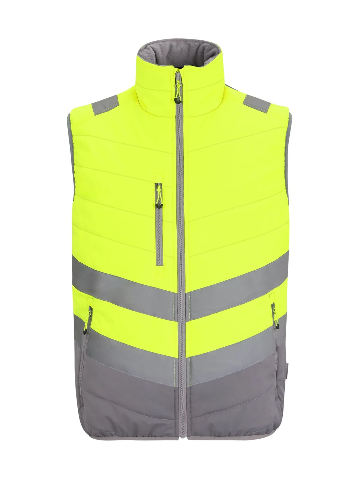Hi-Vis Two Tone Thermal Bodywarmer — YELLOW