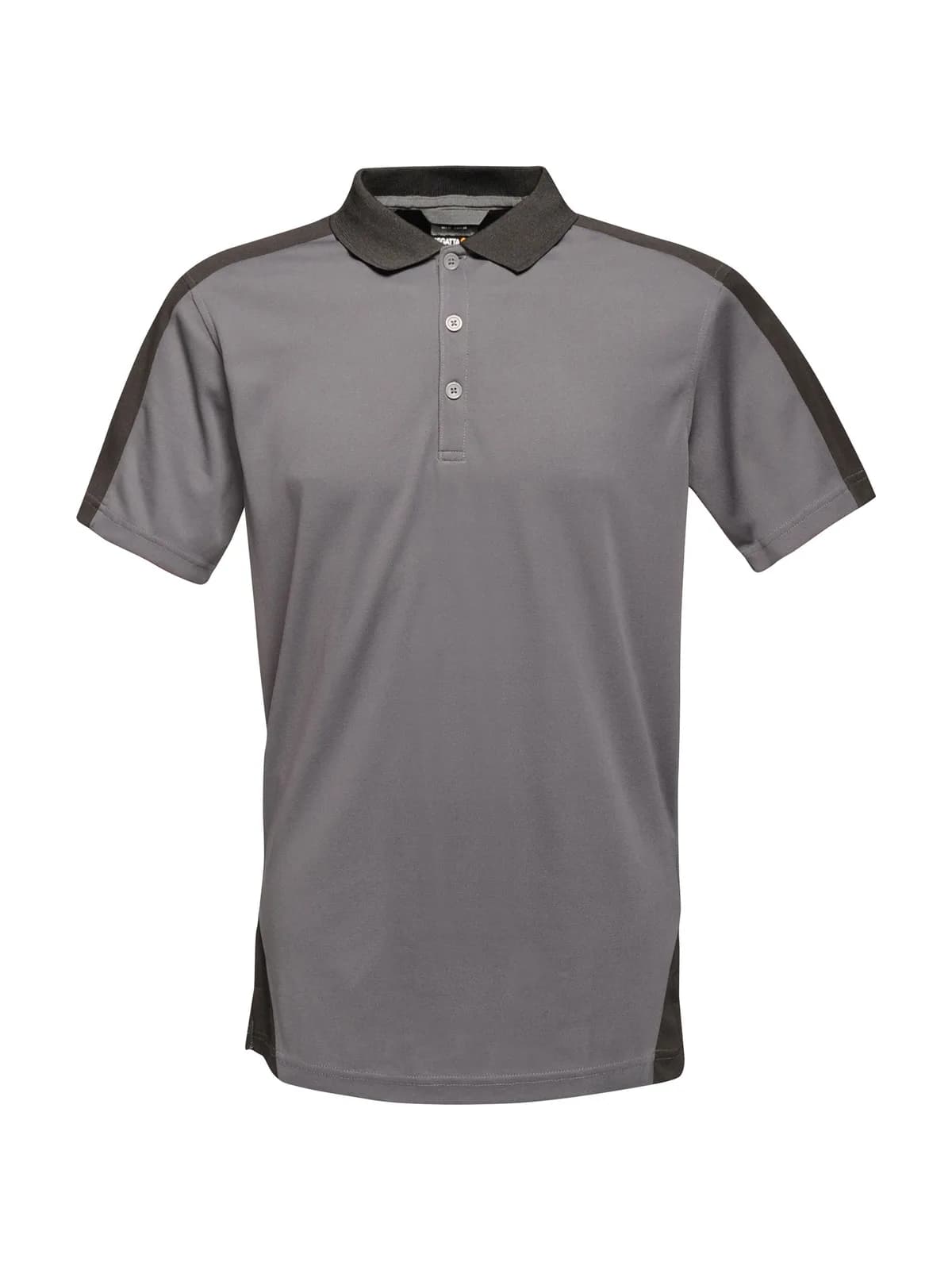 Contrast Coolweave Polo — SEAL GREY/BLACK