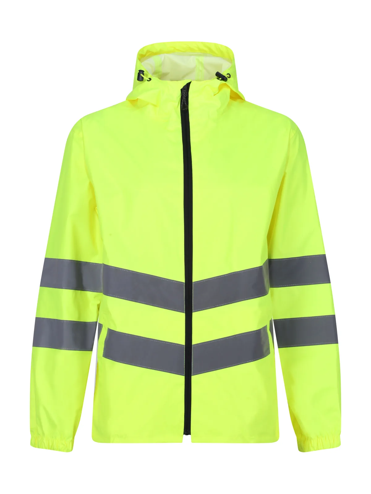 Hi-Vis Pro Waterproof Reflective Packaway Jacket — YELLOW