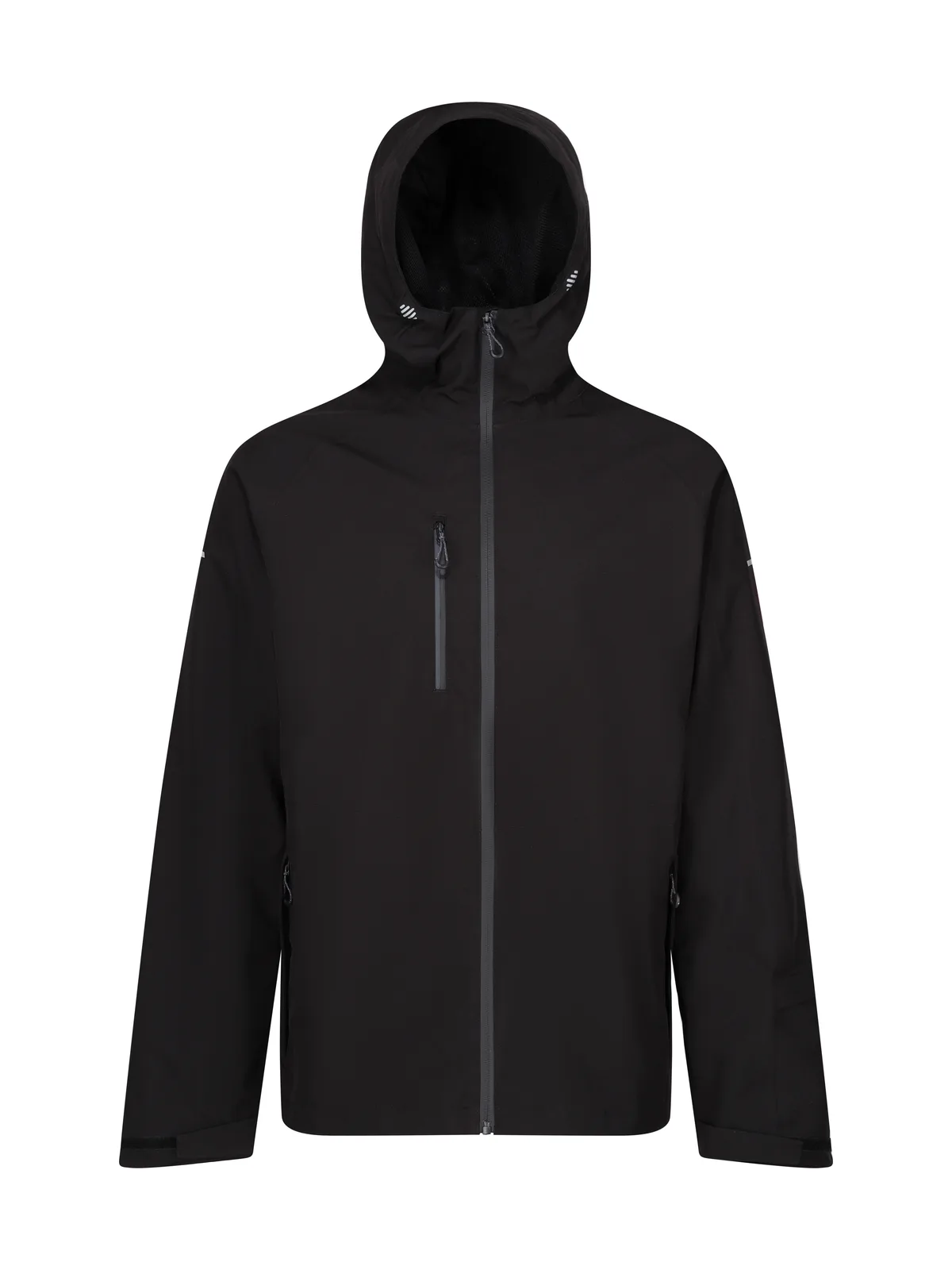 X-Pro Beacon Brite Light Waterproof Jacket — BLACK / BLACK