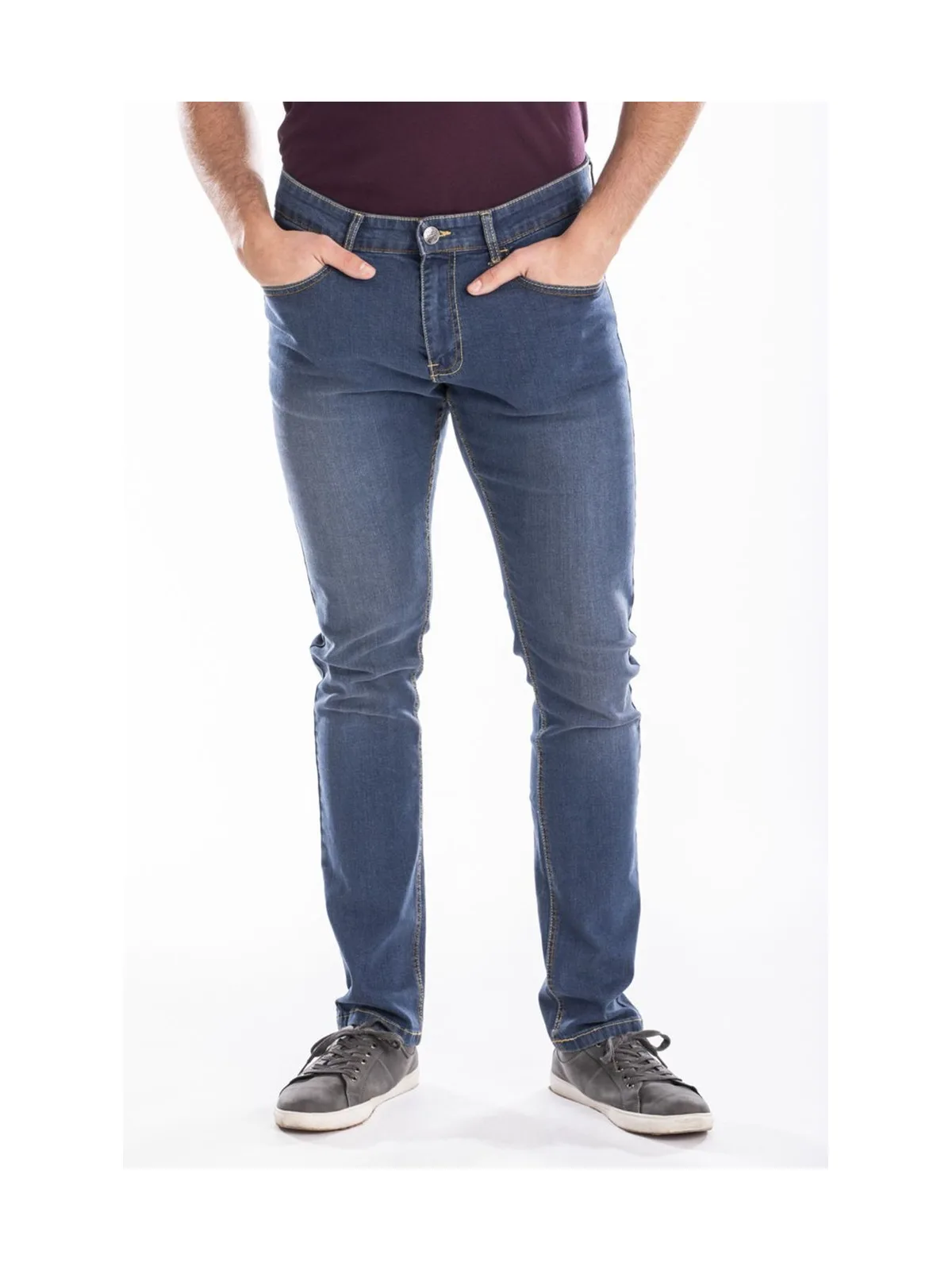 Jean homme ajusté stretch stone