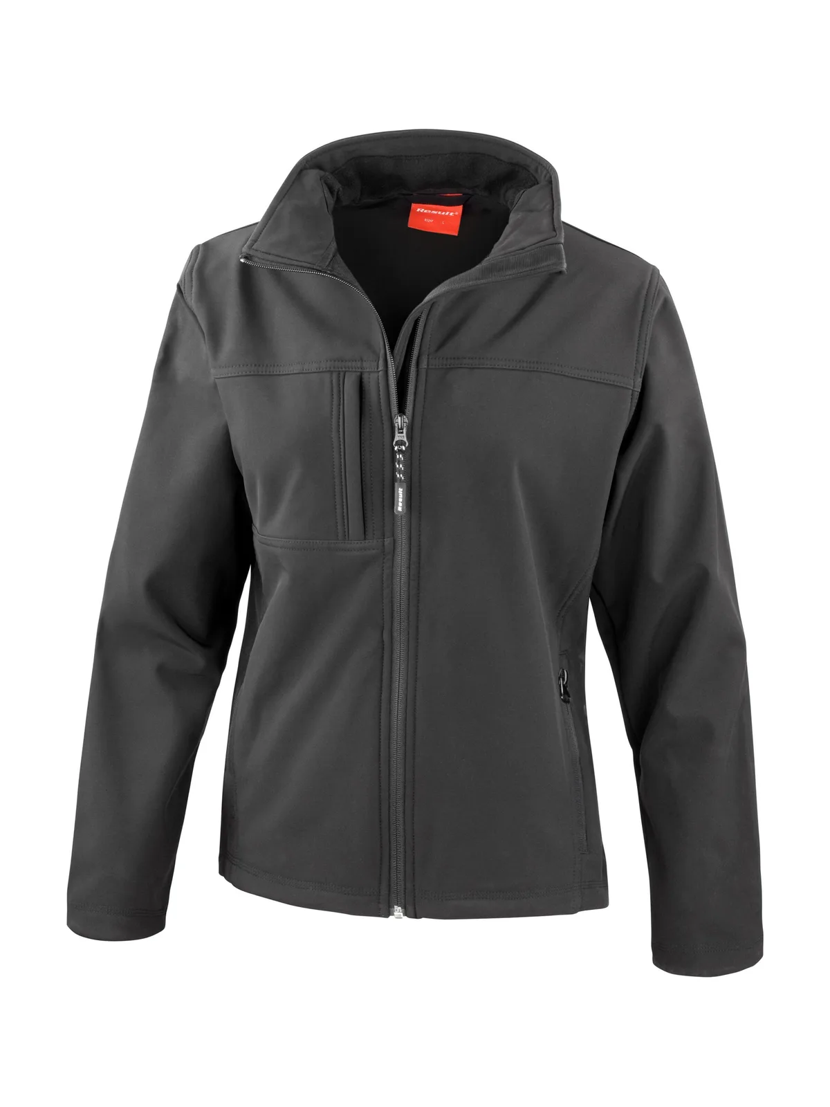 Womens Classic Softshell Jacket — BLACK