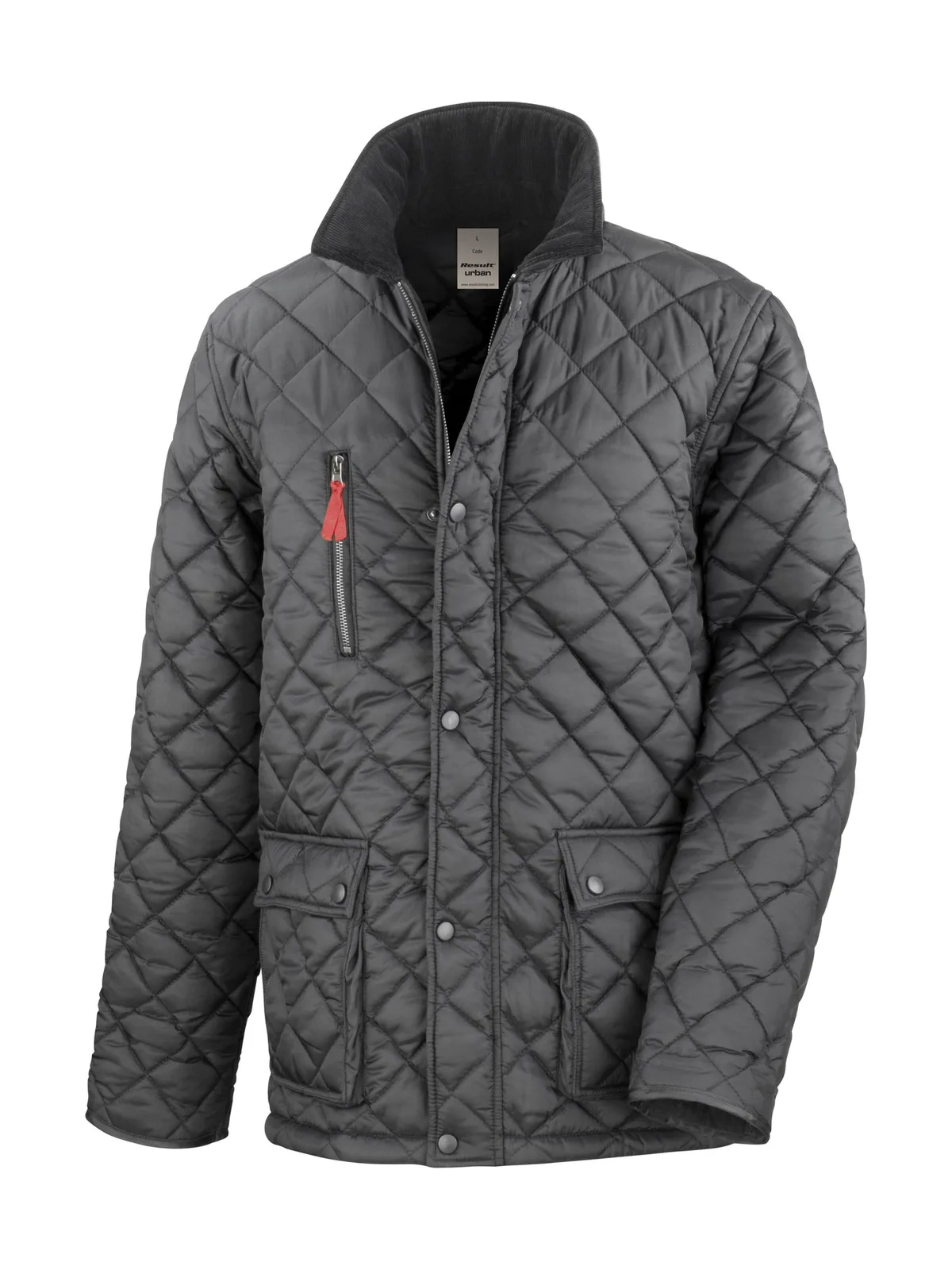 Cheltenham Gold Jacket — BLACK