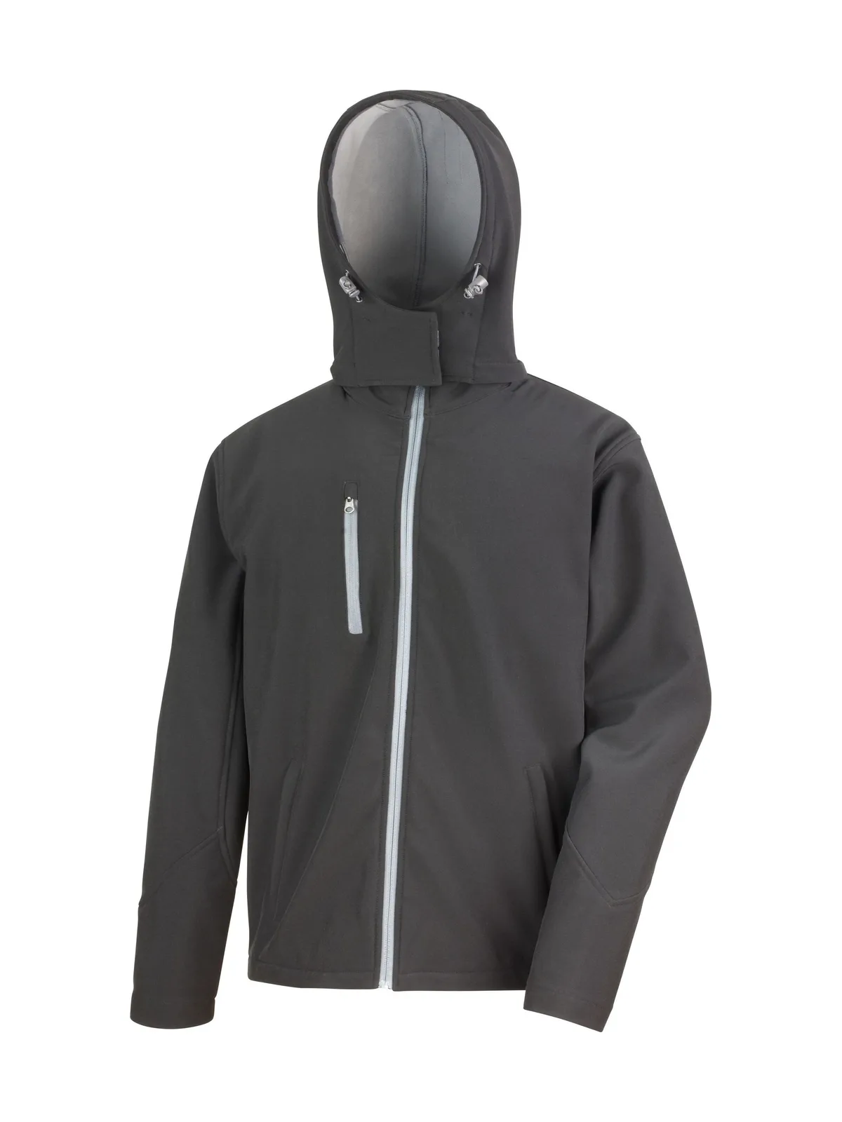 Tx Performance Hooded Softshell Jacket — BLACK/GREY