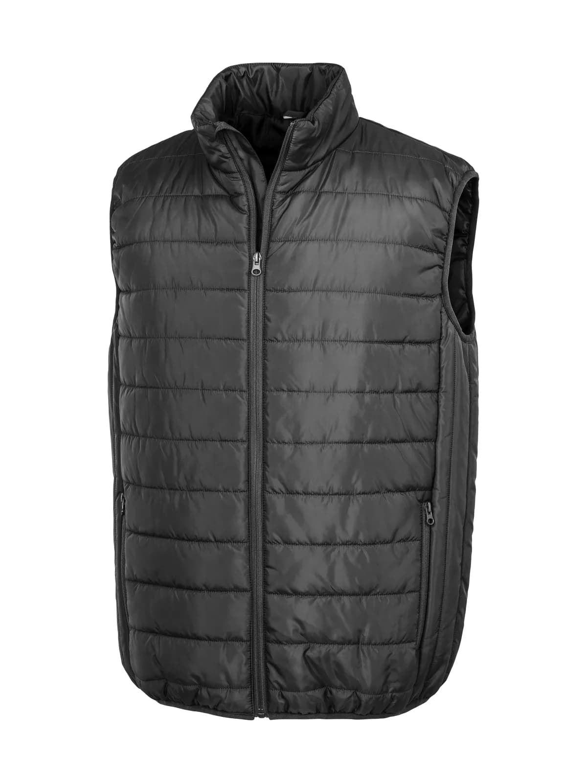 Recycled Promo Padded Bodywarmer — BLACK