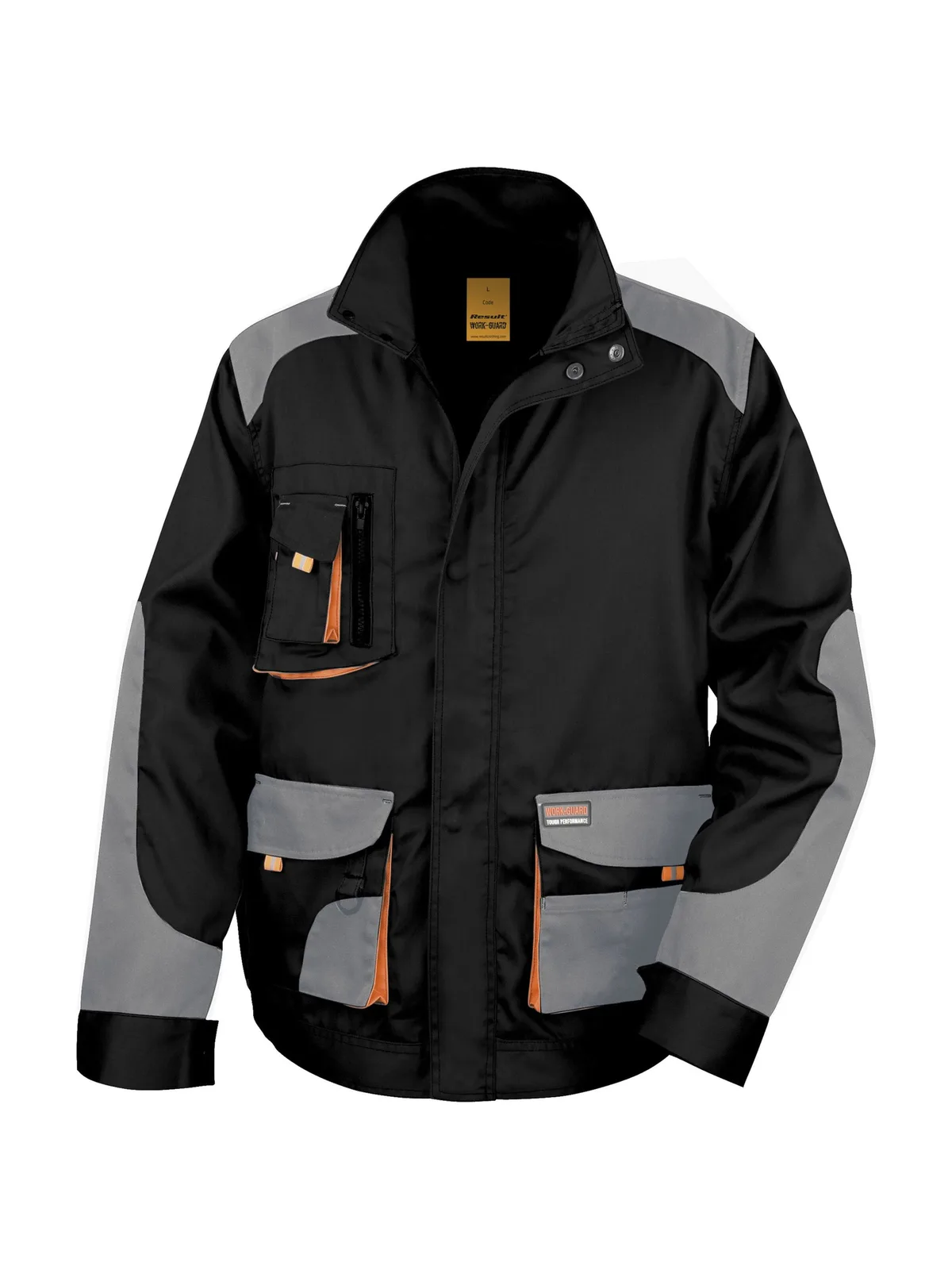 Lite Jacket — BLACK/GREY/ORANGE