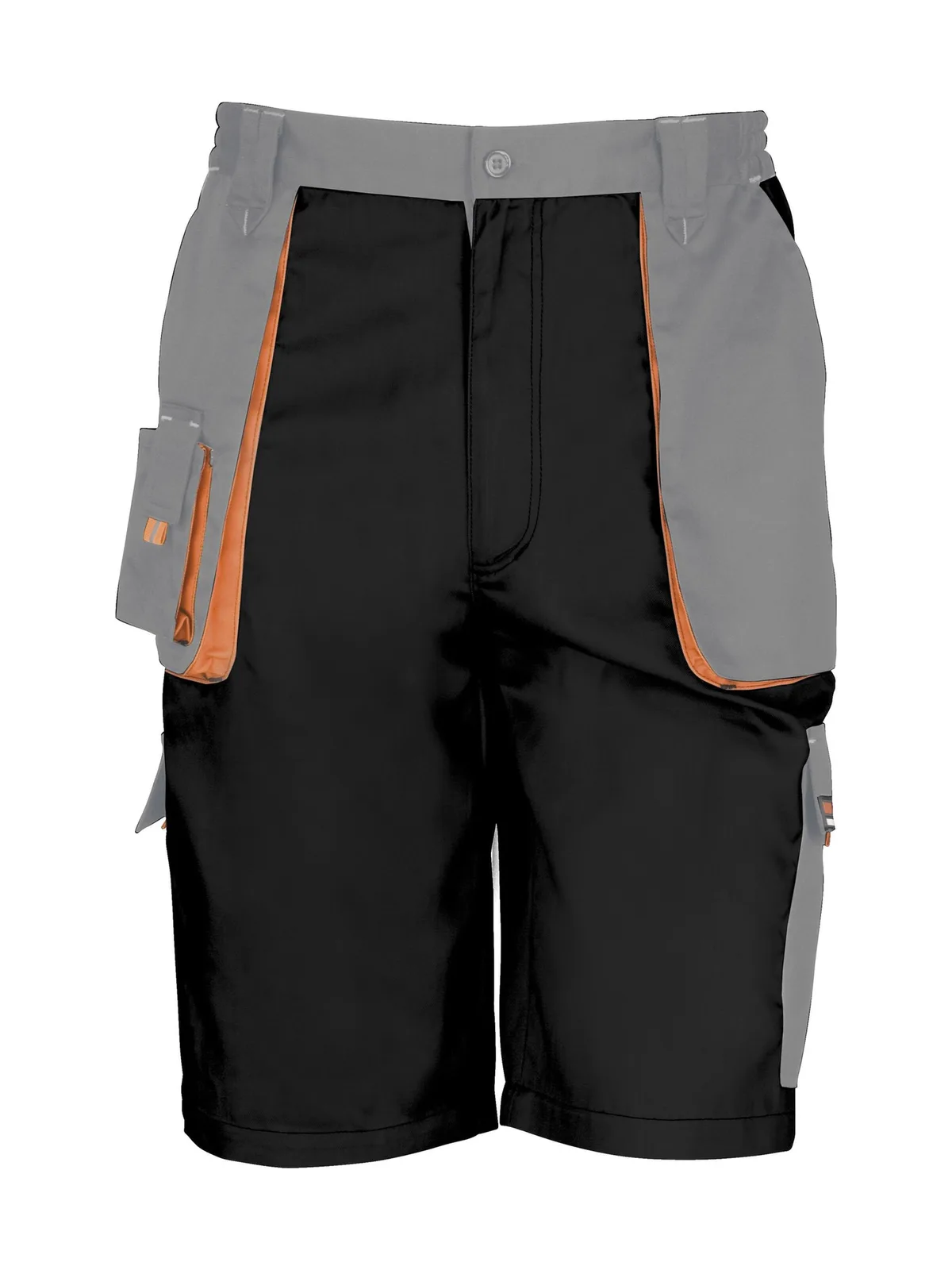 Lite Shorts — BLACK/GREY/ORANGE