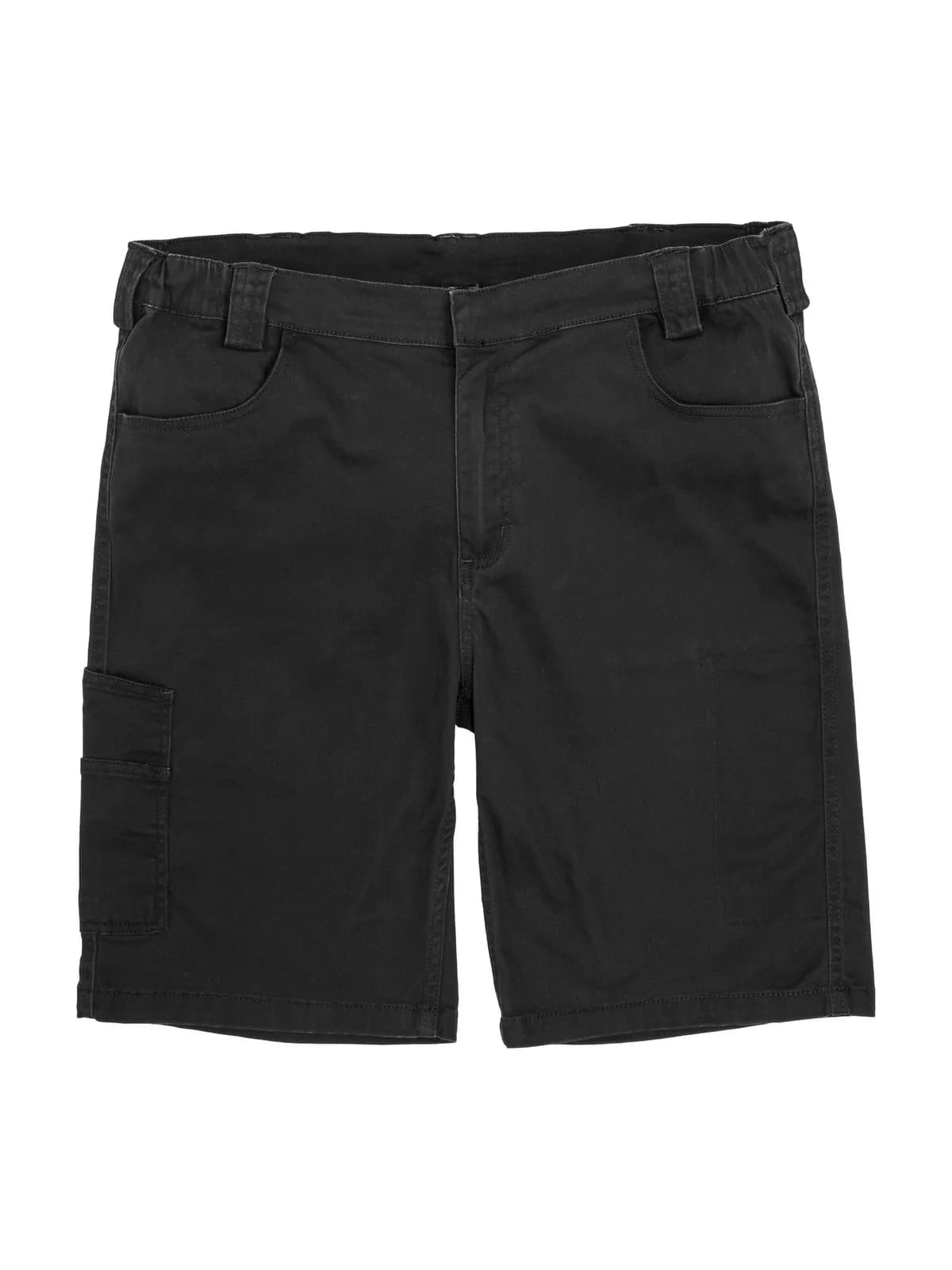 Super Stretch Slim Chino Shorts — BLACK
