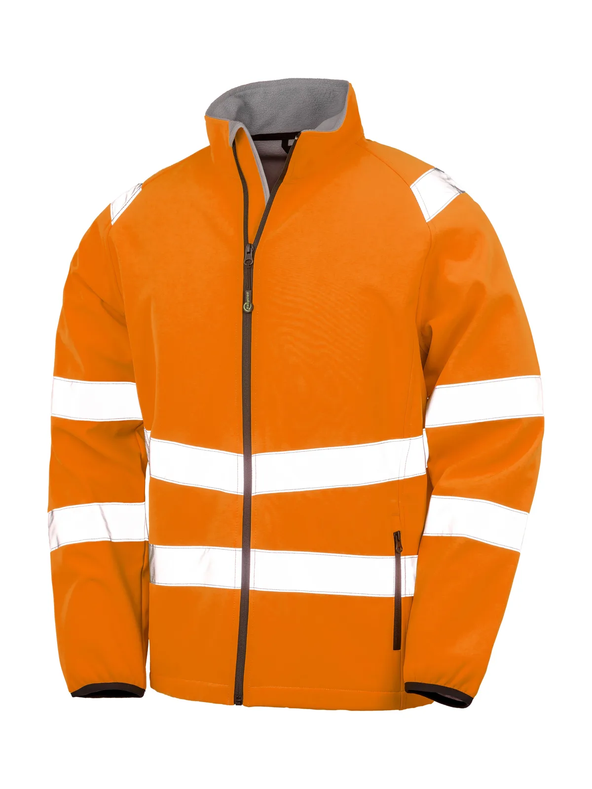 Recycled 2-Layer Printable Safety Softshell — FLUO ORANGE