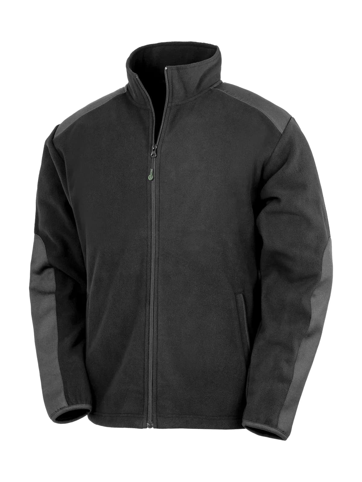 Recycled Heavy Duty Microfleece — BLACK