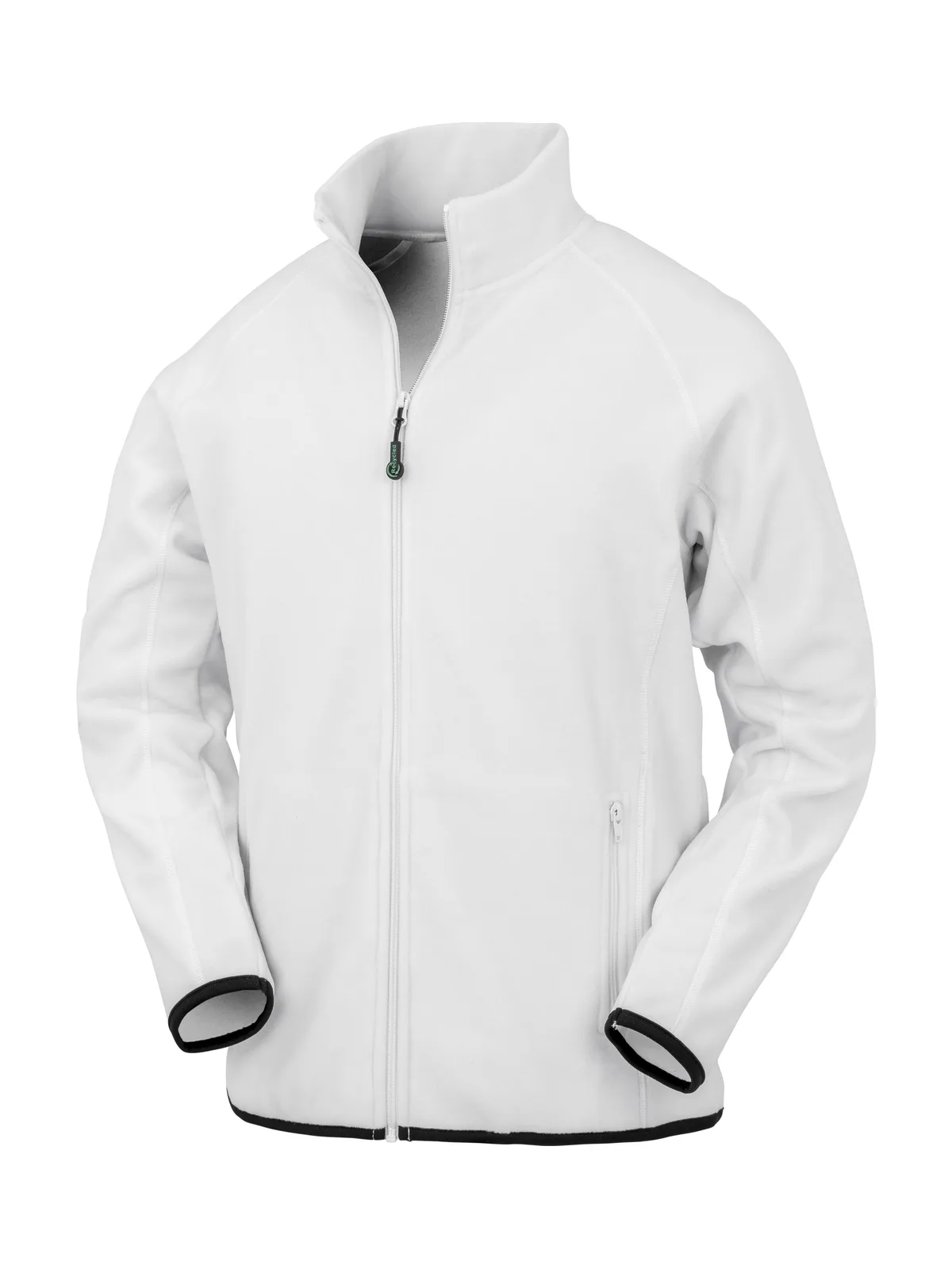 Recycled Fleece Polarthermic Jacket — WHITE
